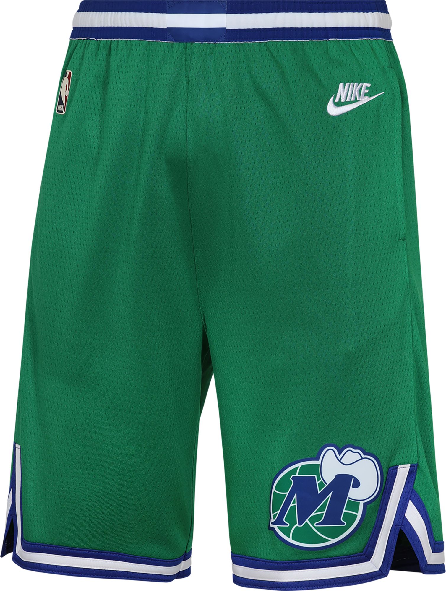 Nike Youth Dallas Mavericks Green Hardwood Classics Shorts