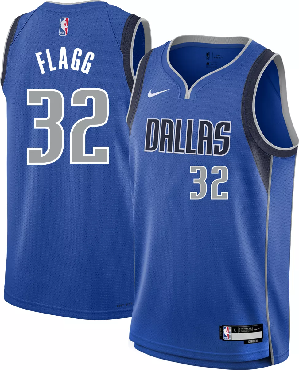 Nike Youth Dallas Mavericks Cooper Flagg #32 Blue Swingman Icon Jersey