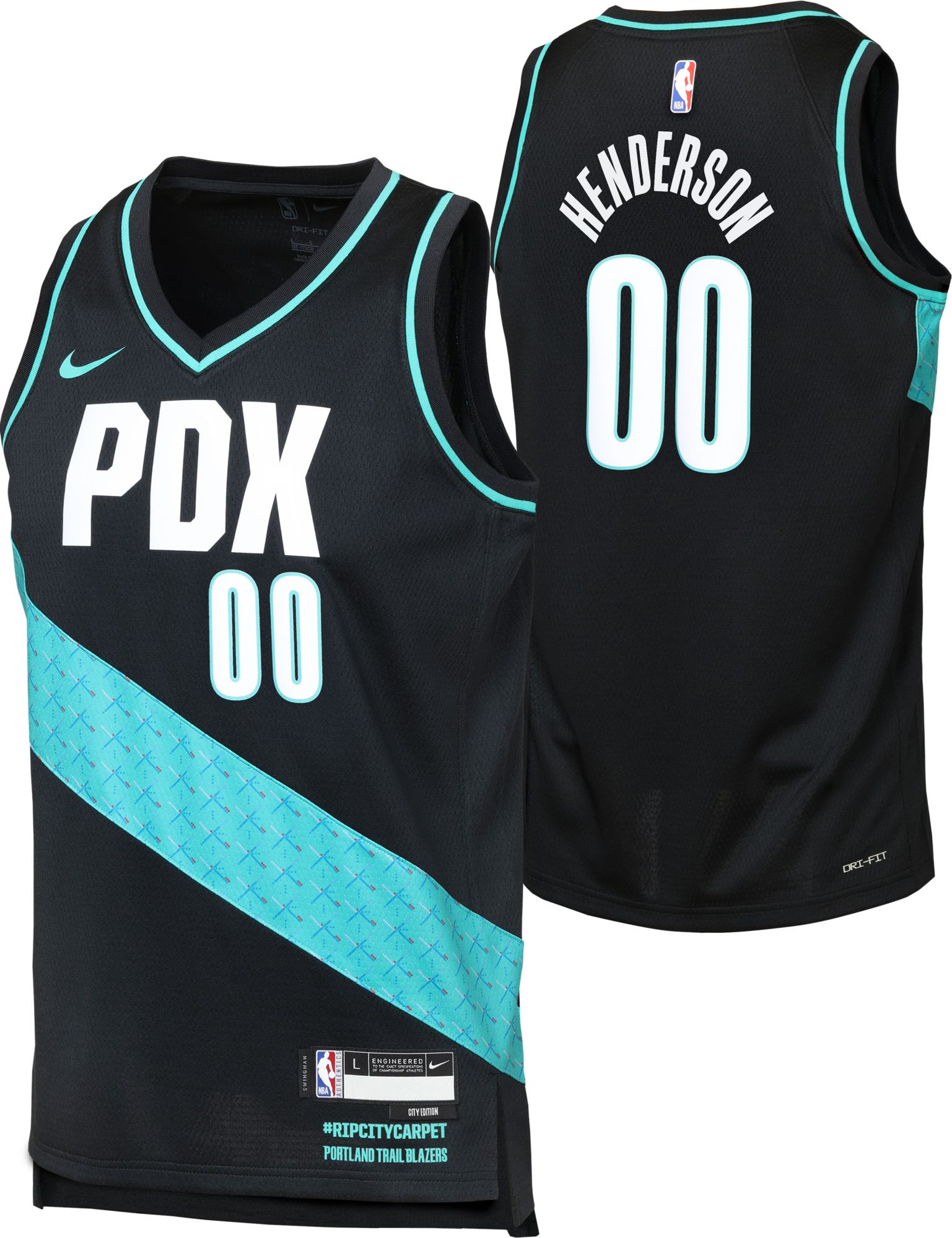 Nike Youth 2025-26 City Edition Portland Trail Blazers Scoot