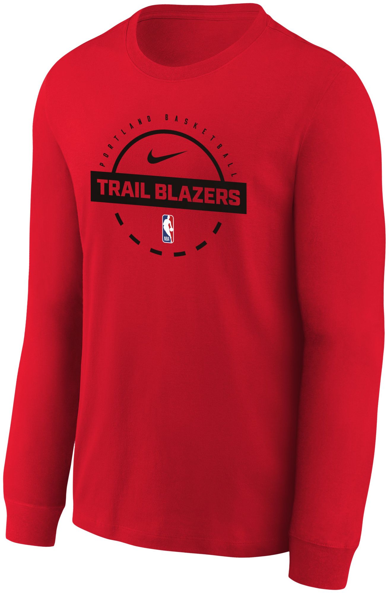 Nike NBA Portland Trail Blazers シャツ Lサイズ Nike Youth Portland Trail Blazers Red On Court Practice Long