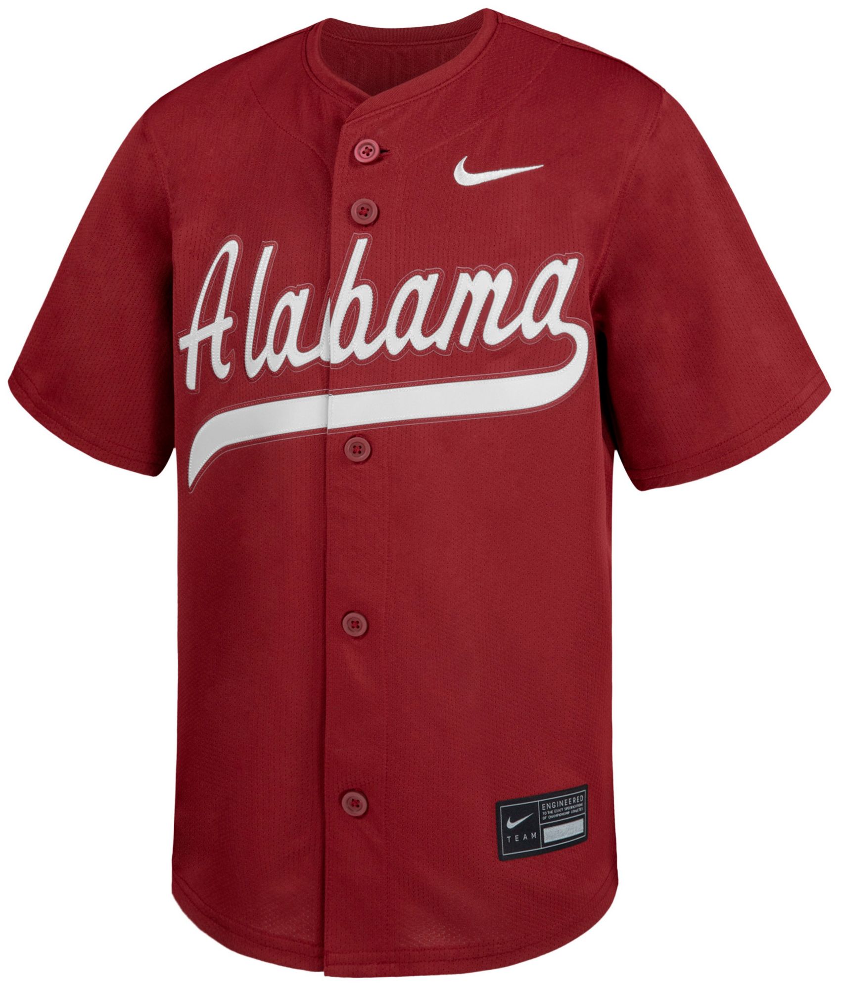 Nike Youth Alabama Crimson Tide Crimson Full Button Replica