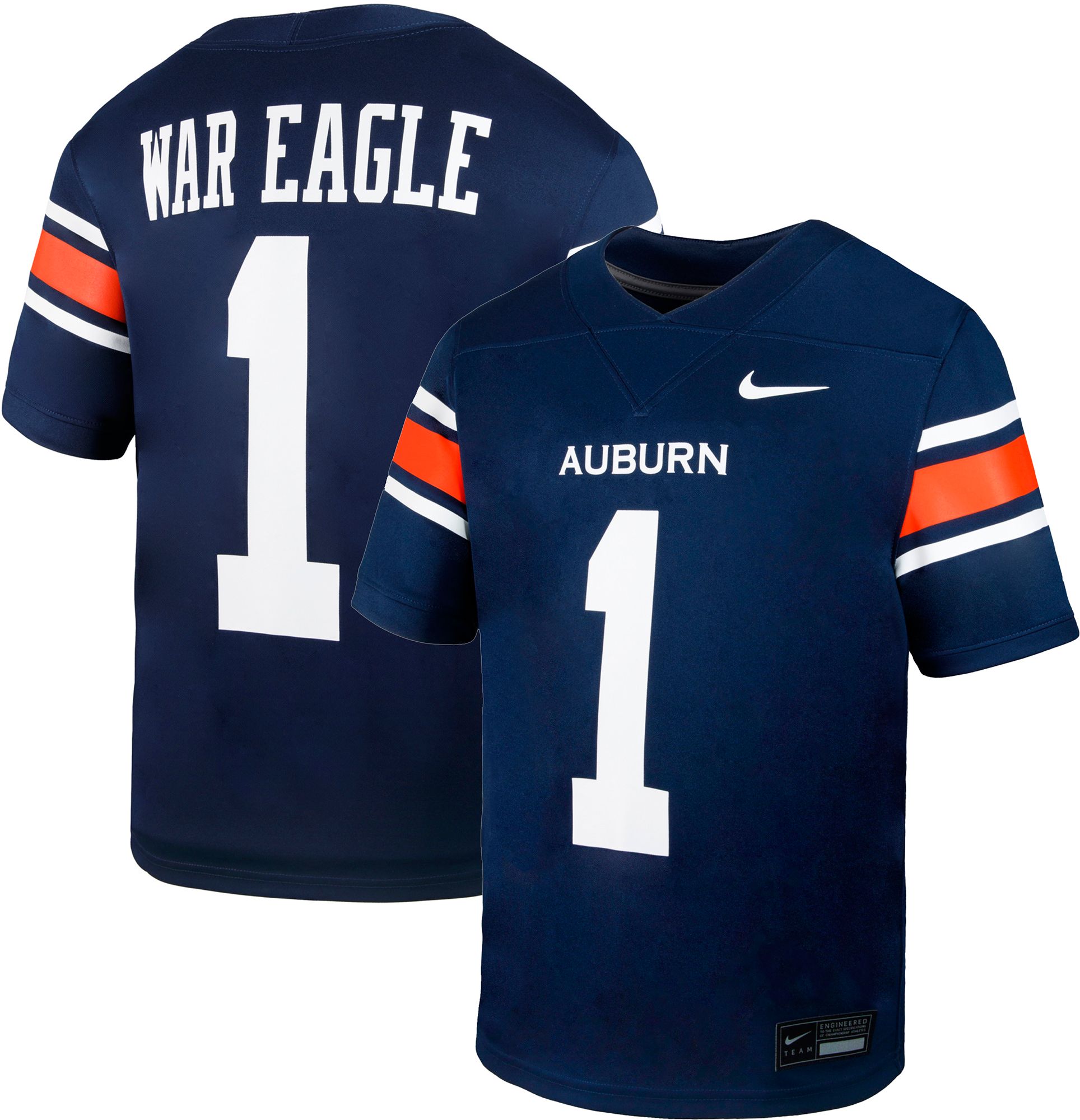Tigers REINBACH ユニフォーム 40 Nike Youth Auburn Tigers Navy Replica Home Football Jersey