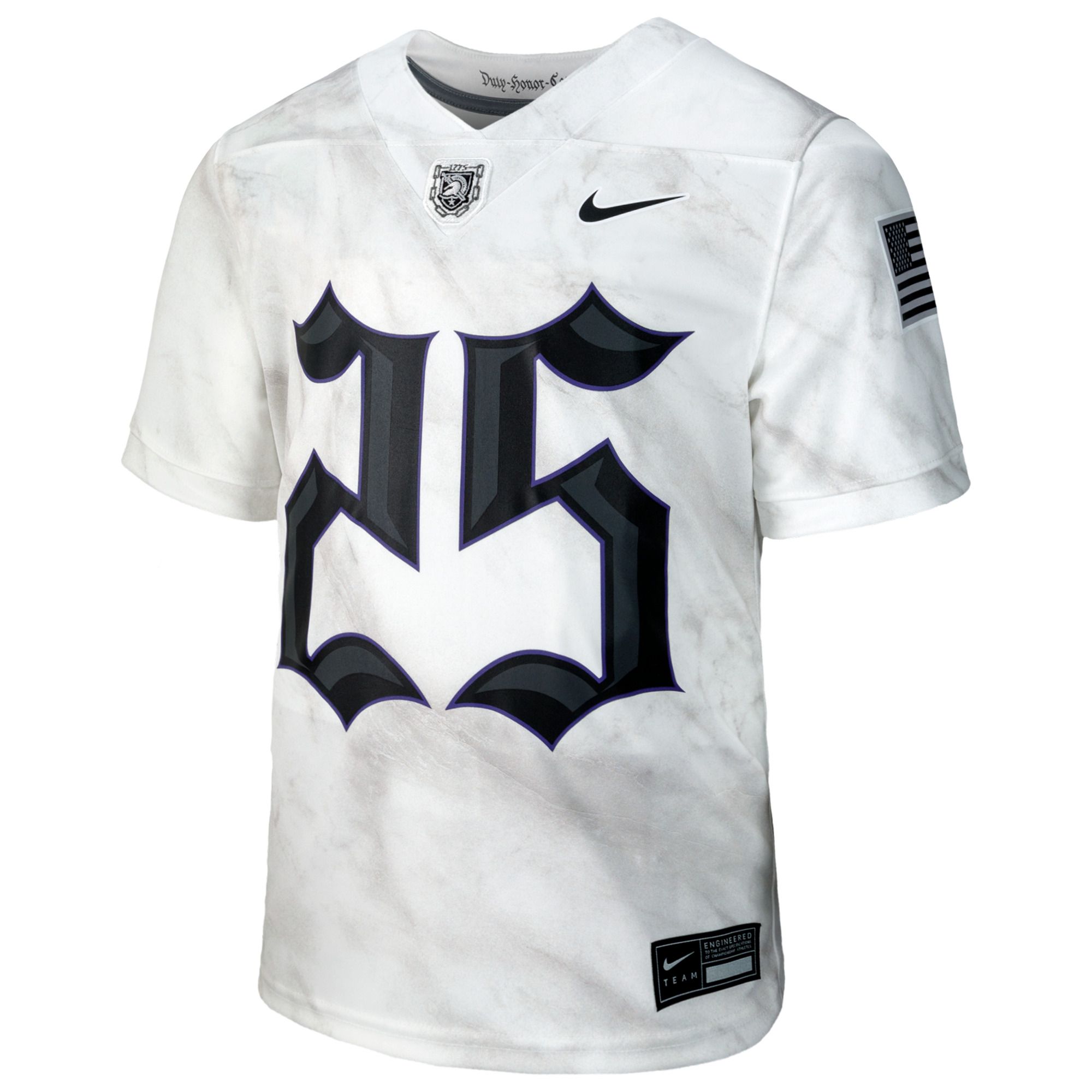 BLACK KNIGHTS John Frusciate ２枚セット Nike Youth Army West Point Black Knights White Replica Football