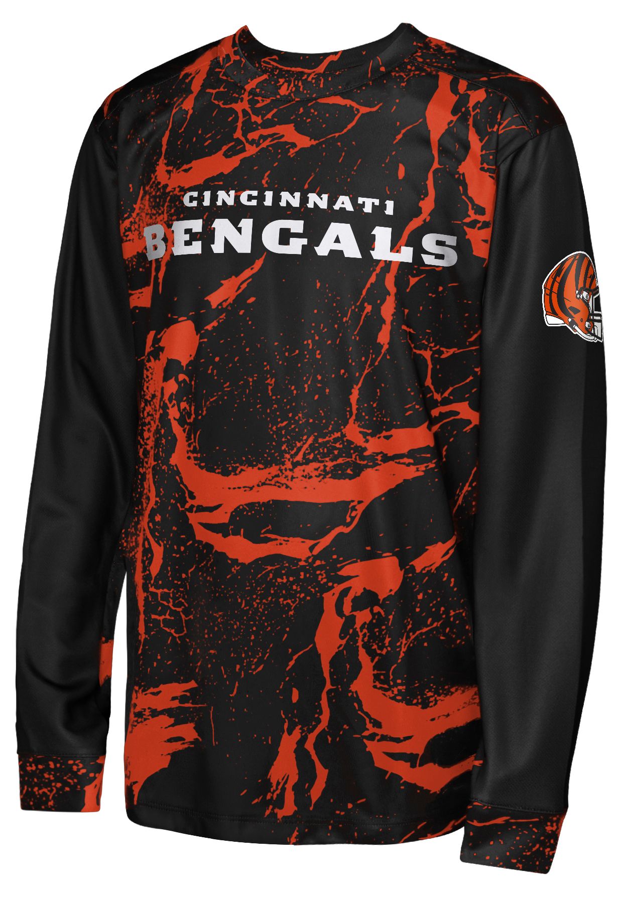 NFL Team Apparel Youth Cincinnati Bengals Black 