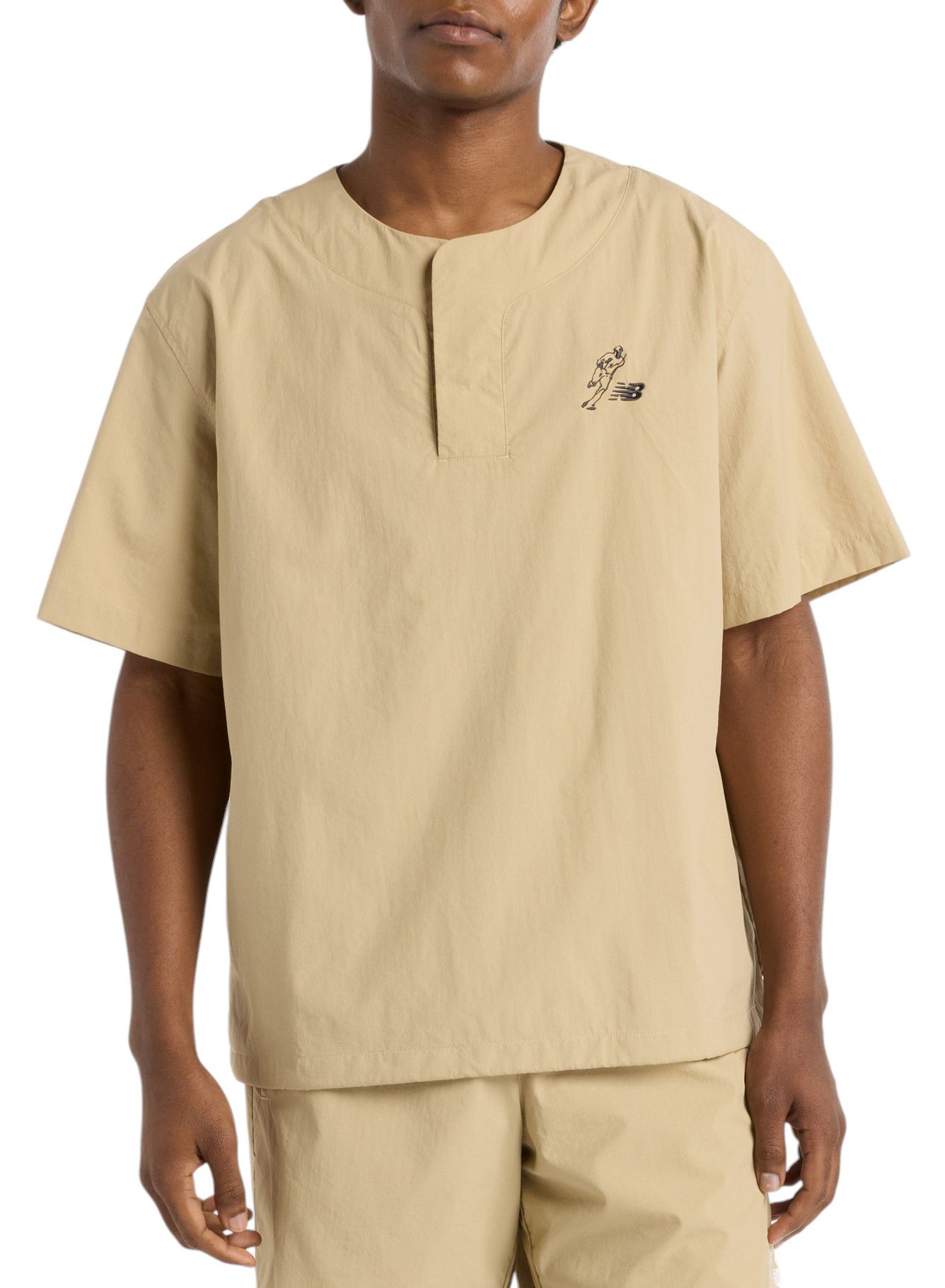 New Balance Men's Ohtani Woven Nylon Snap Shirt | Dick's Sporting