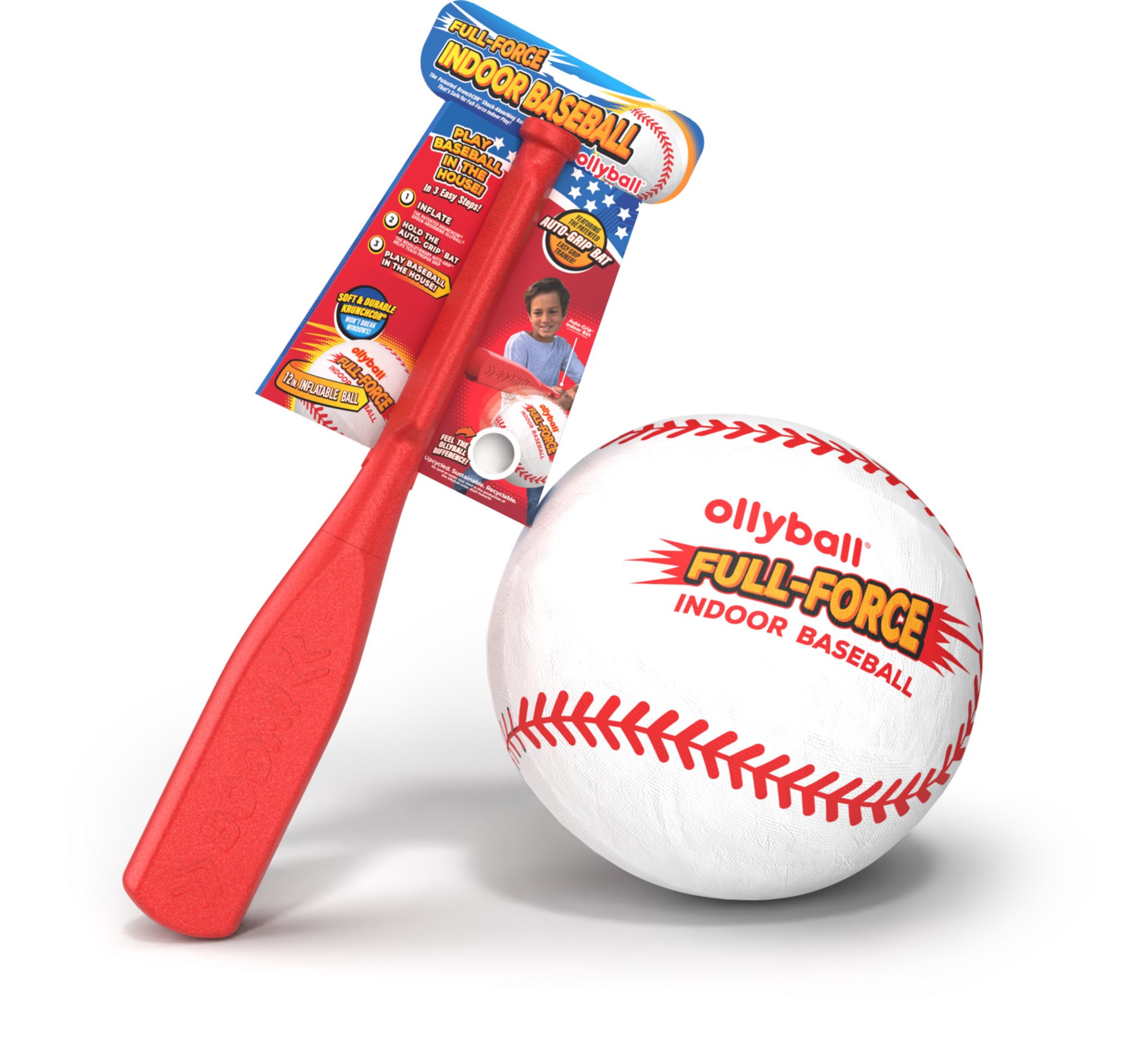 Ollyball Full-Force Indoor Baseball Set | Dick's Sporting Goods