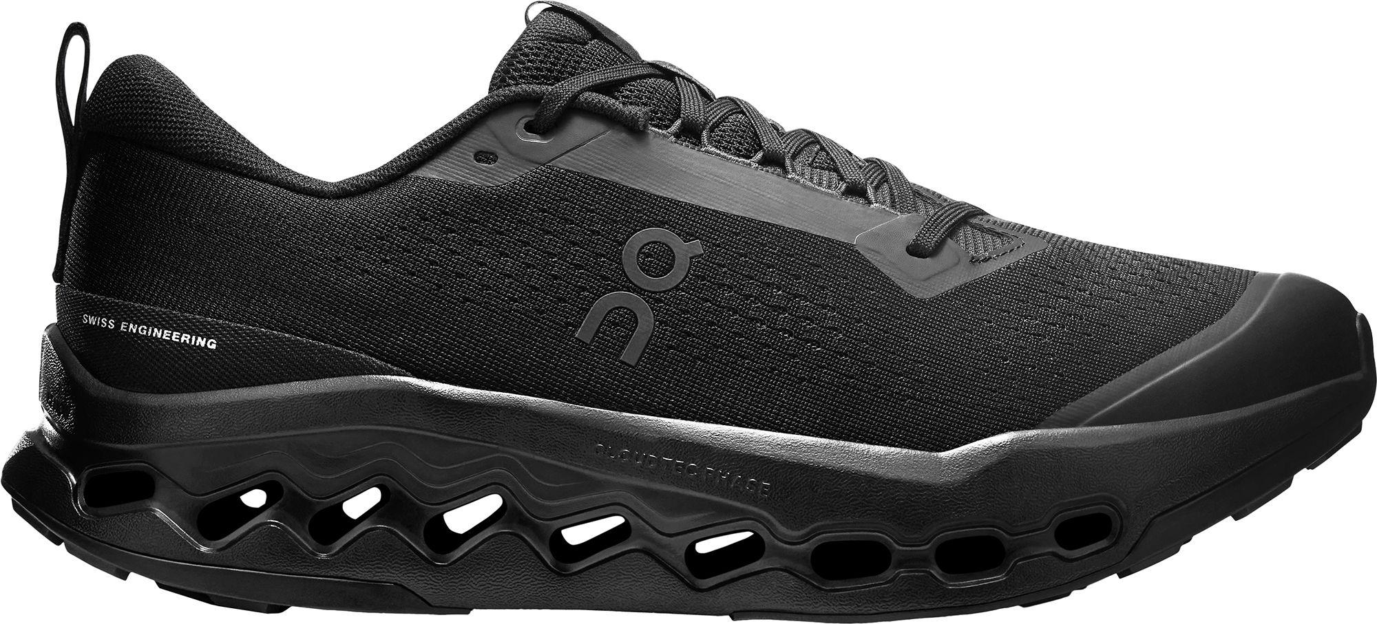 On Running Cloudtrail Waterproof Men\'s Running Shoes - Black/White Accents Men main image 2