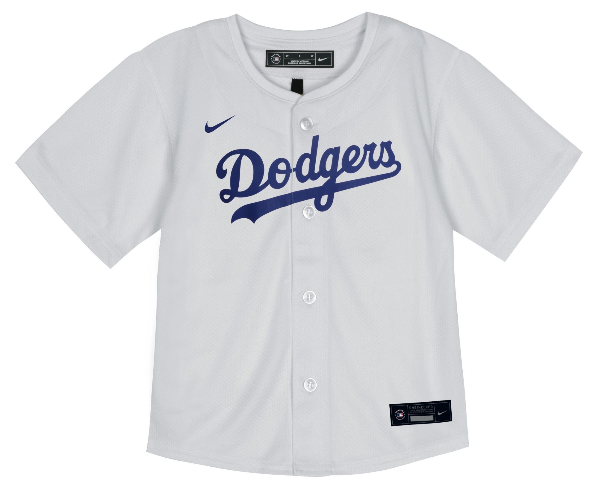 Outerstuff Toddler Los Angeles Dodgers White Blank Home Game
