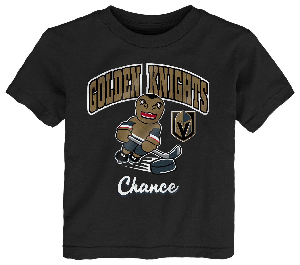 NHL Toddler Vegas Golden Knights Black Mascot T-Shirt | Dick's