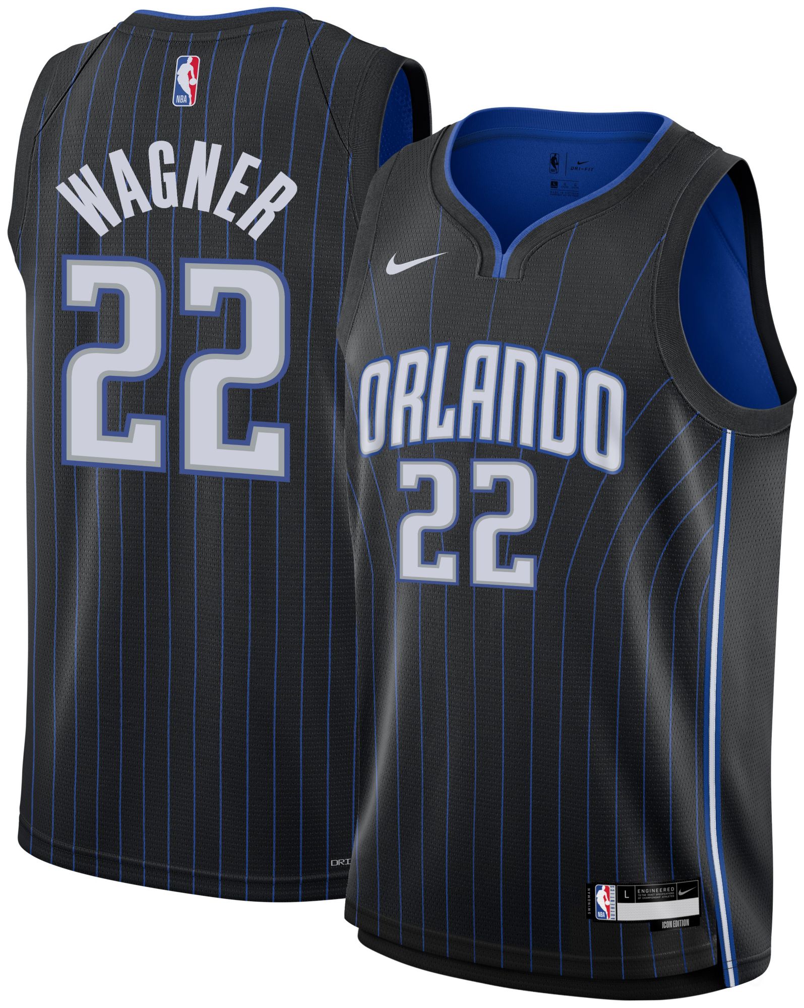 Nike Youth Orlando Magic Franz Wagner #22 Blue Swingman Icon