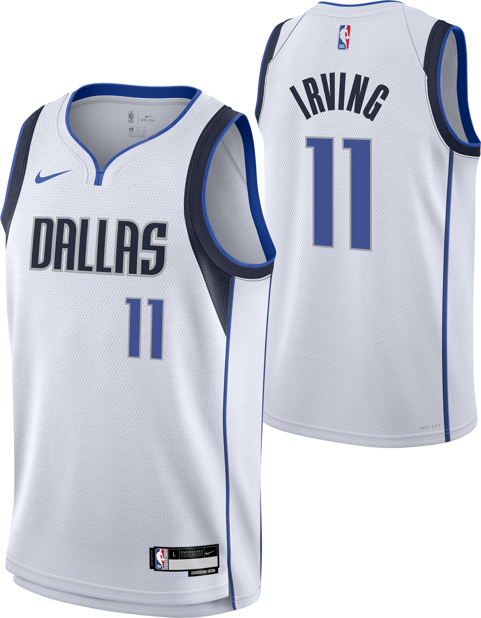 Outerstuff Youth Dallas Mavericks Kyrie Irving #11 White Replica
