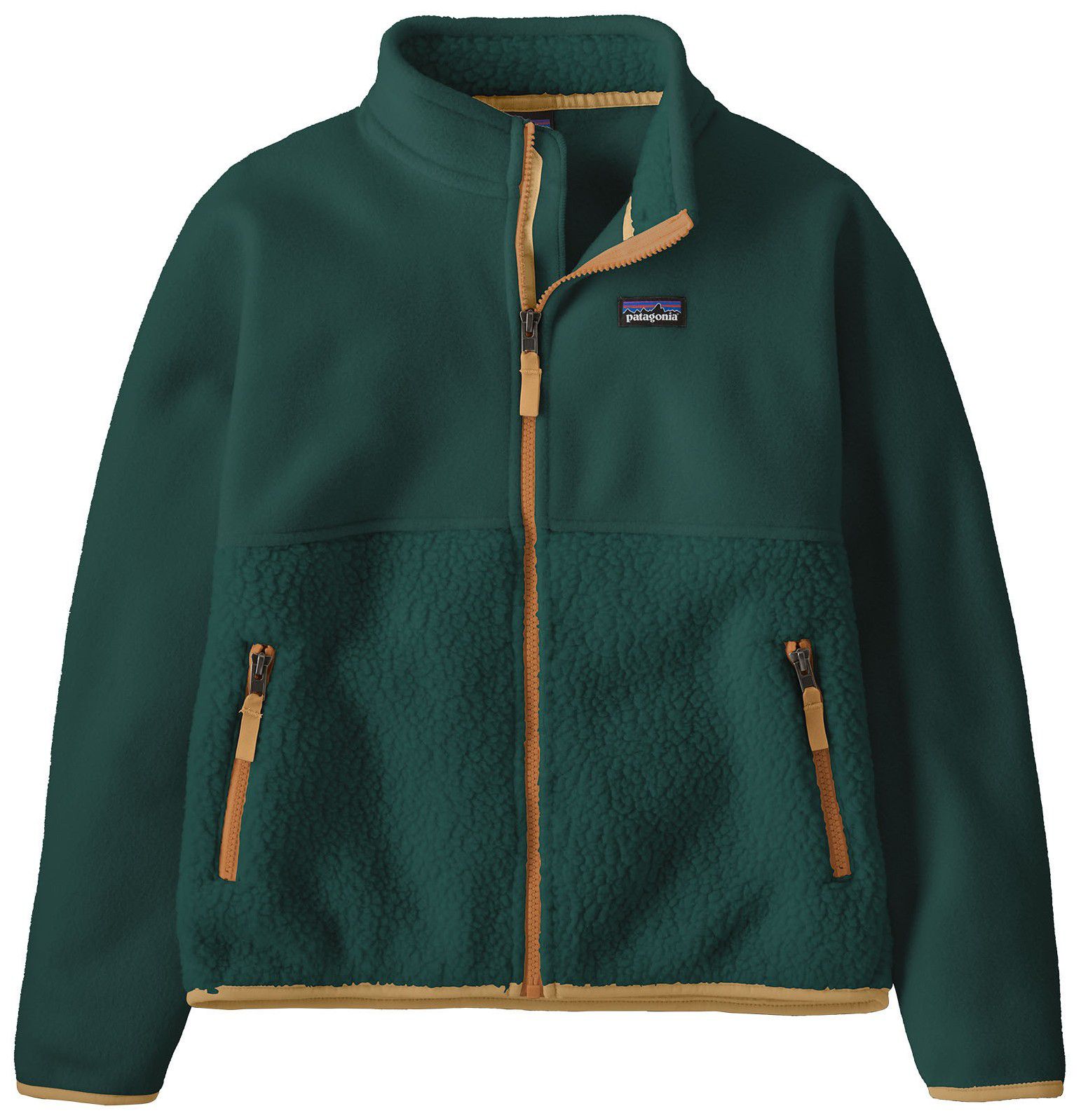 patagonia フード付きジャケット オリーブグリーン キッズXL