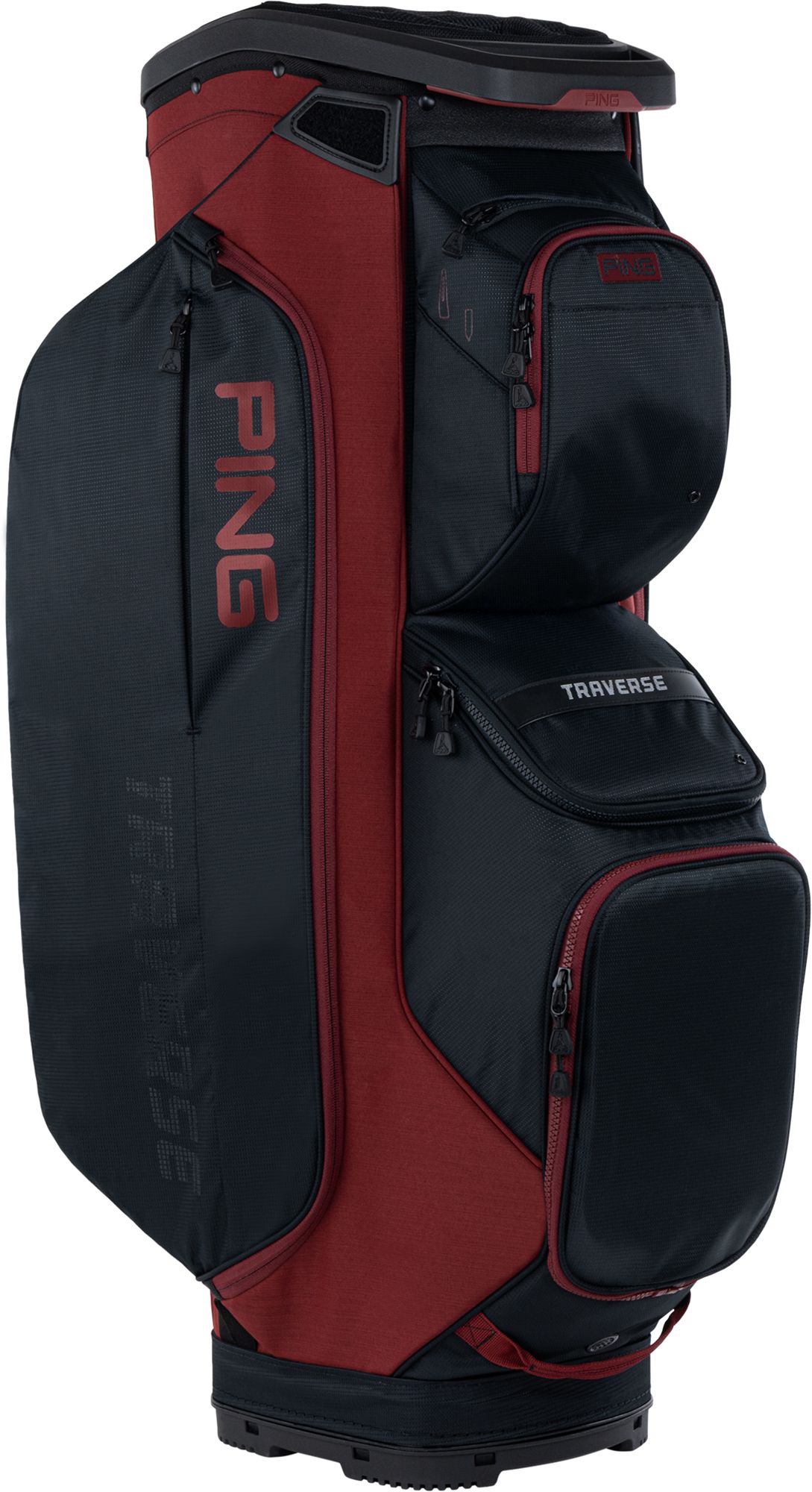 【美品】PING 5J キャディバッグ軽量モデル TRAVERSE ブラック
