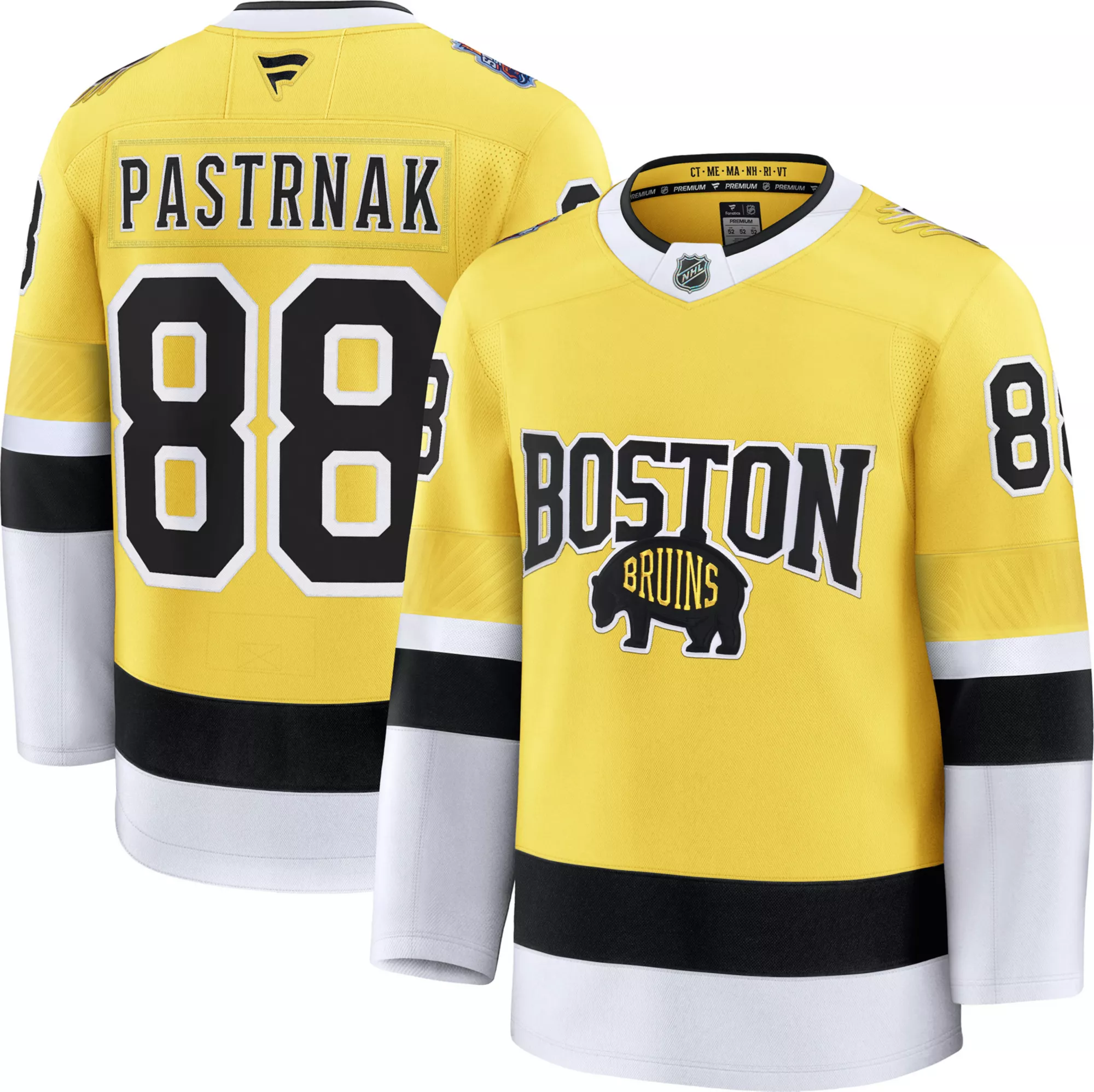NHL Adult Boston Bruins Stadium Series 2026 David Pastrnak #88 Premier Jersey