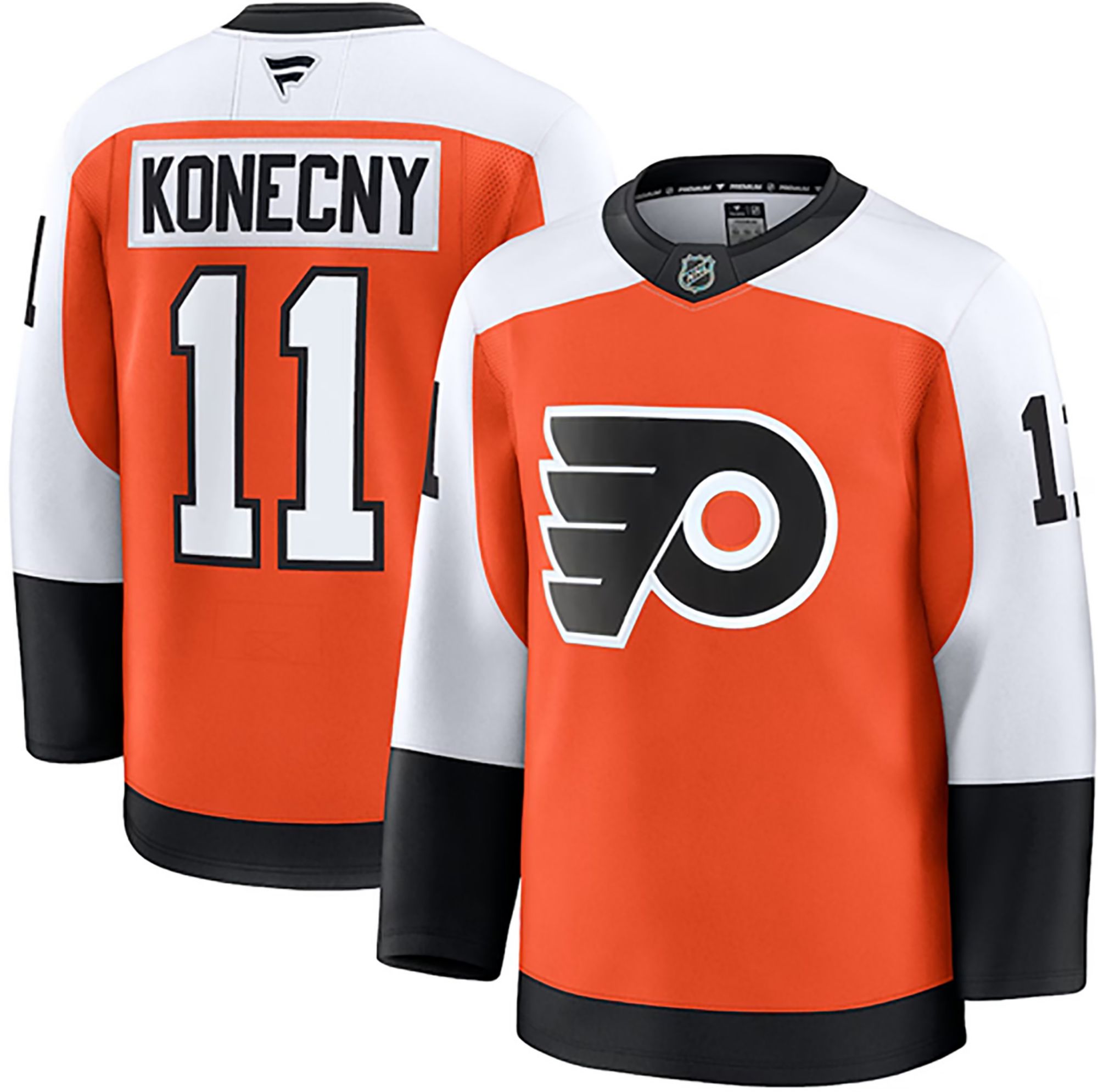NHL Men's Philadelphia Flyers Travis Konecny #11 Orange Premium