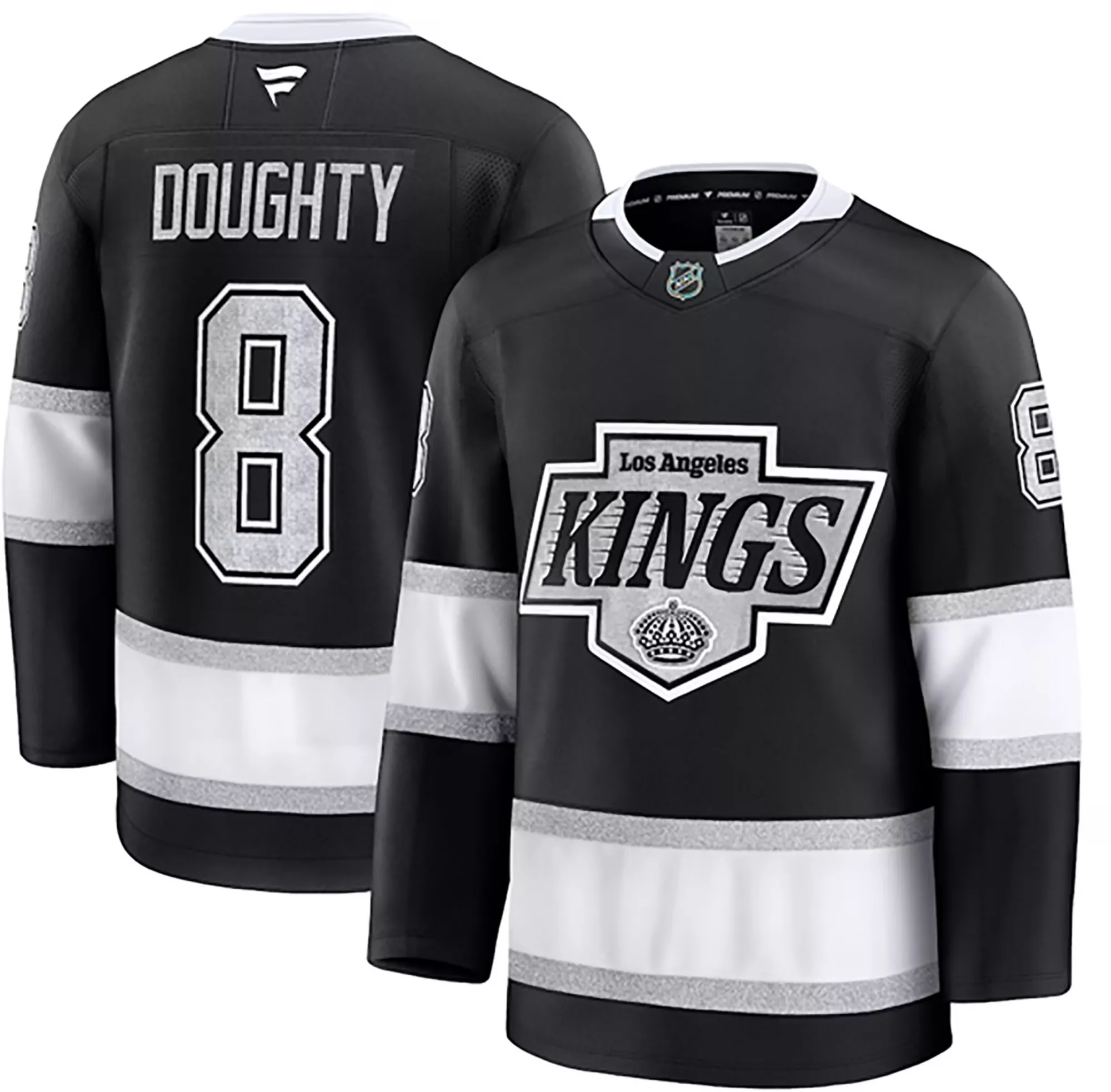 NHL Men's Los Angeles Kings Drew Doughty #8 Black Alternate Authentic Jersey