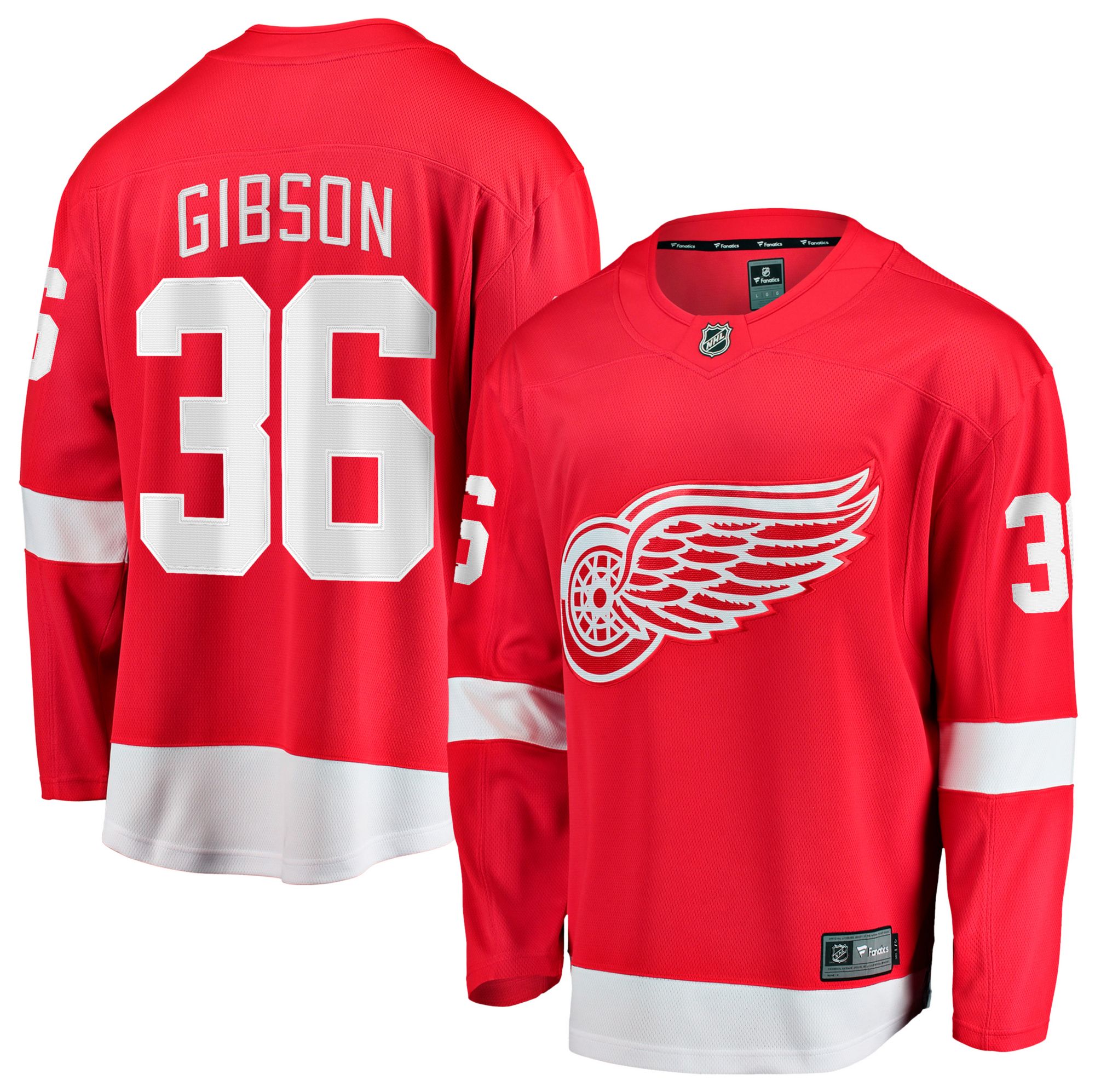 カニエ着用　detroit red wings シャナハン　ユニフォームレプリカ 25PPMMNHLRDWRDJGBDET_is