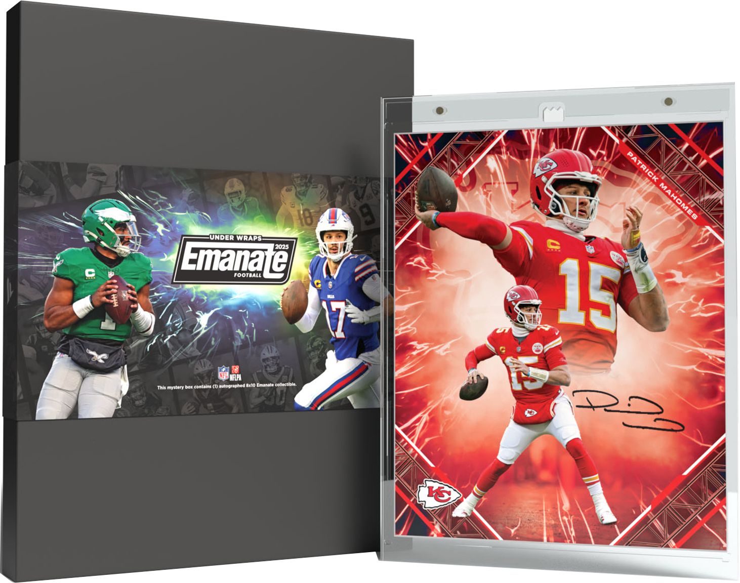 NFL 2025 Under Wraps Autographed Emanate Football Card | Dick