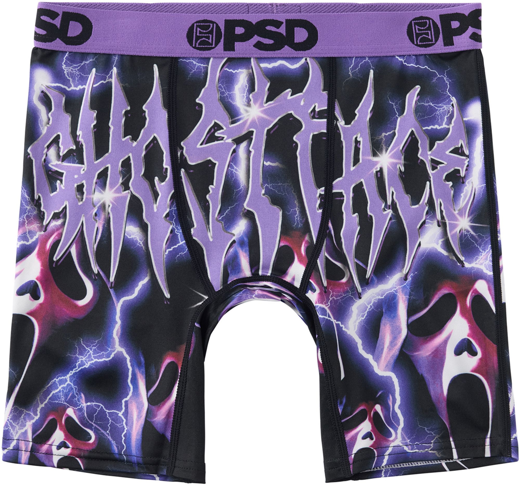PSD Underwear Boys' Ghostface Purple Boxer Briefs | Dick's