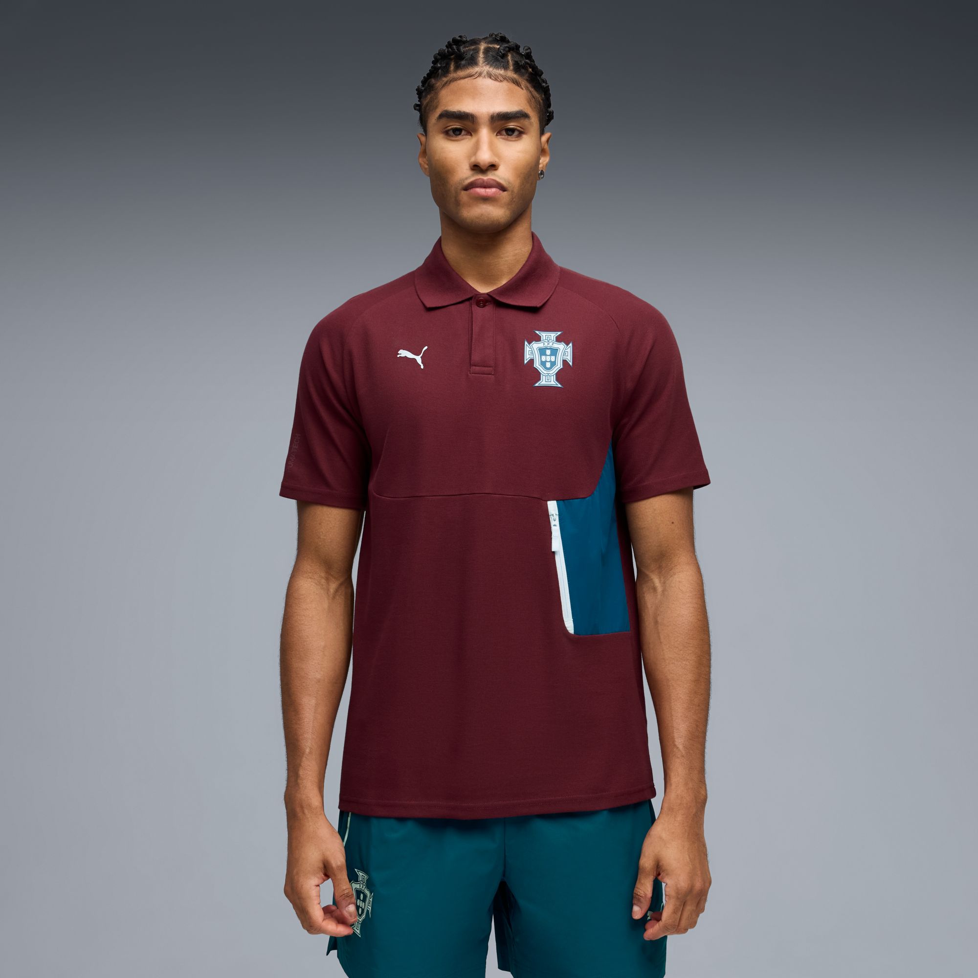 PUMA Adult Portugal Red Tech Polo | Dick's Sporting Goods