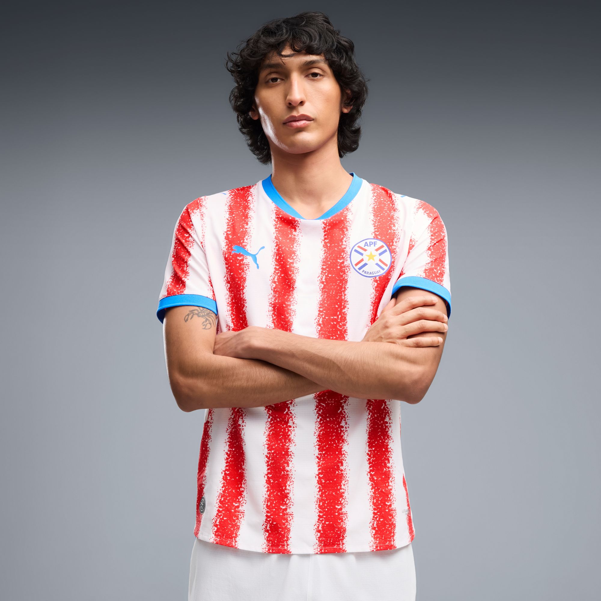 PUMA Adult Paraguay 2026 White Home Authentic Jersey | Dick's