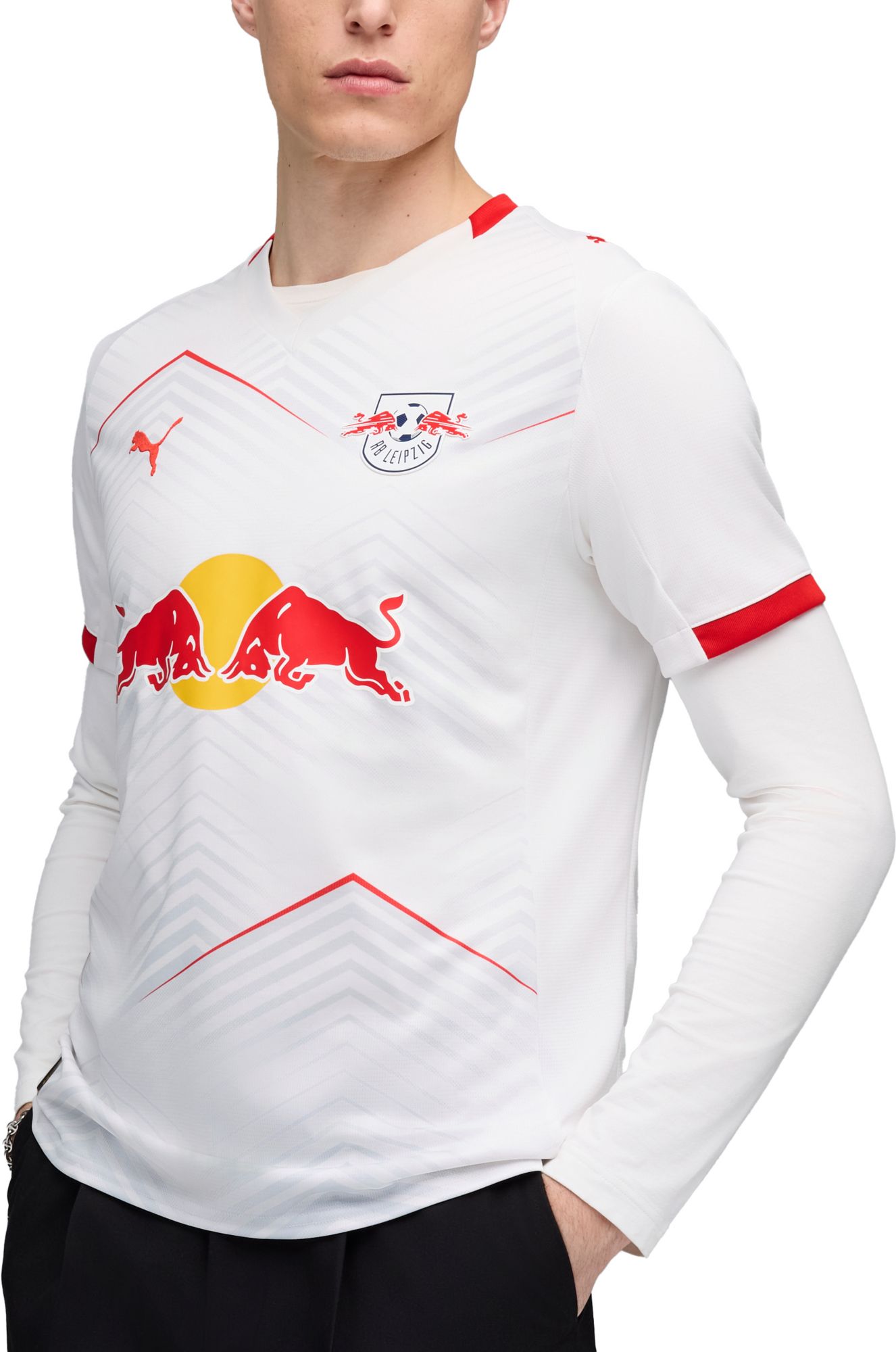 PUMA Adult RB Leipzig 2025-26 White Home Replica Jersey | Dick's