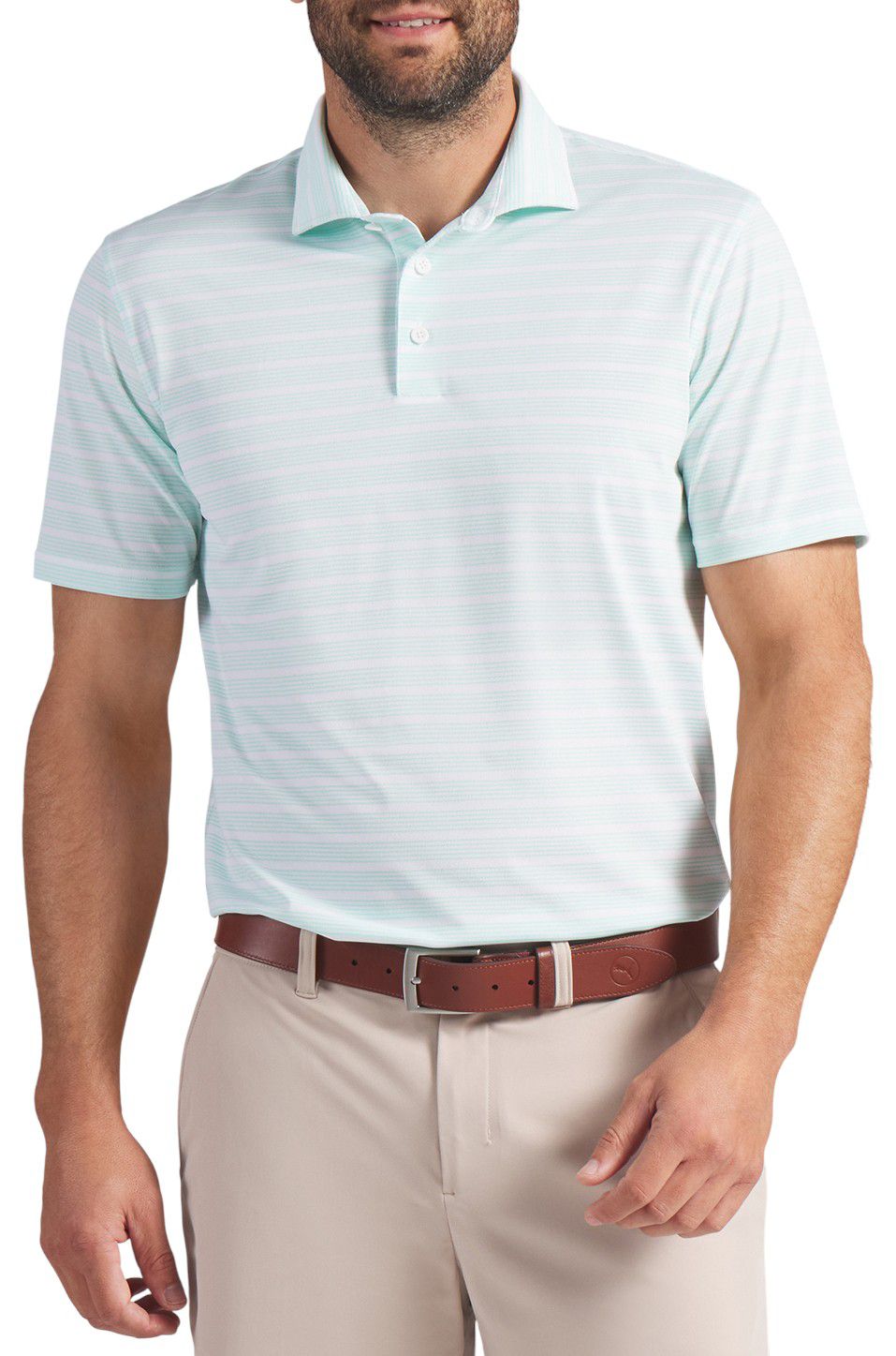 PUMA Men's Clubhouse Striped Golf Polo | Dick's Sporting Goods