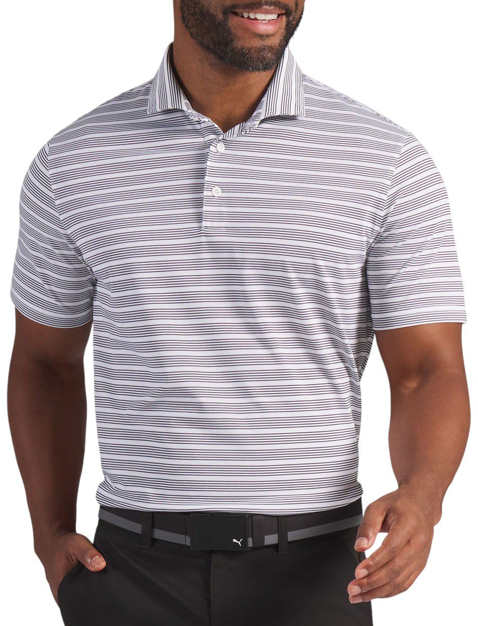 PUMA Men's Clubhouse Striped Golf Polo | Dick's Sporting Goods