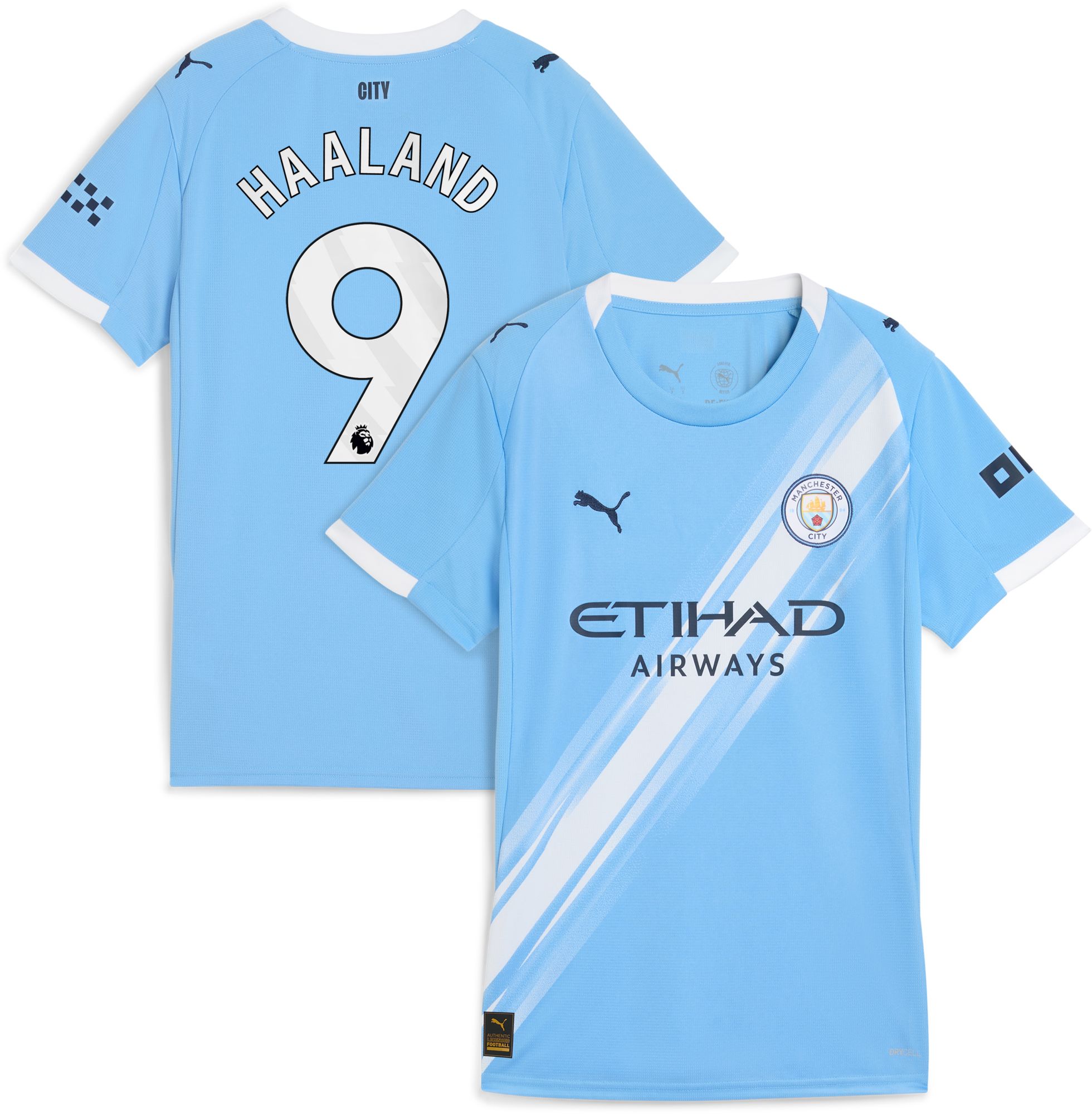 PUMA Women's Manchester City Erling Haaland #9 2025 Home Replica