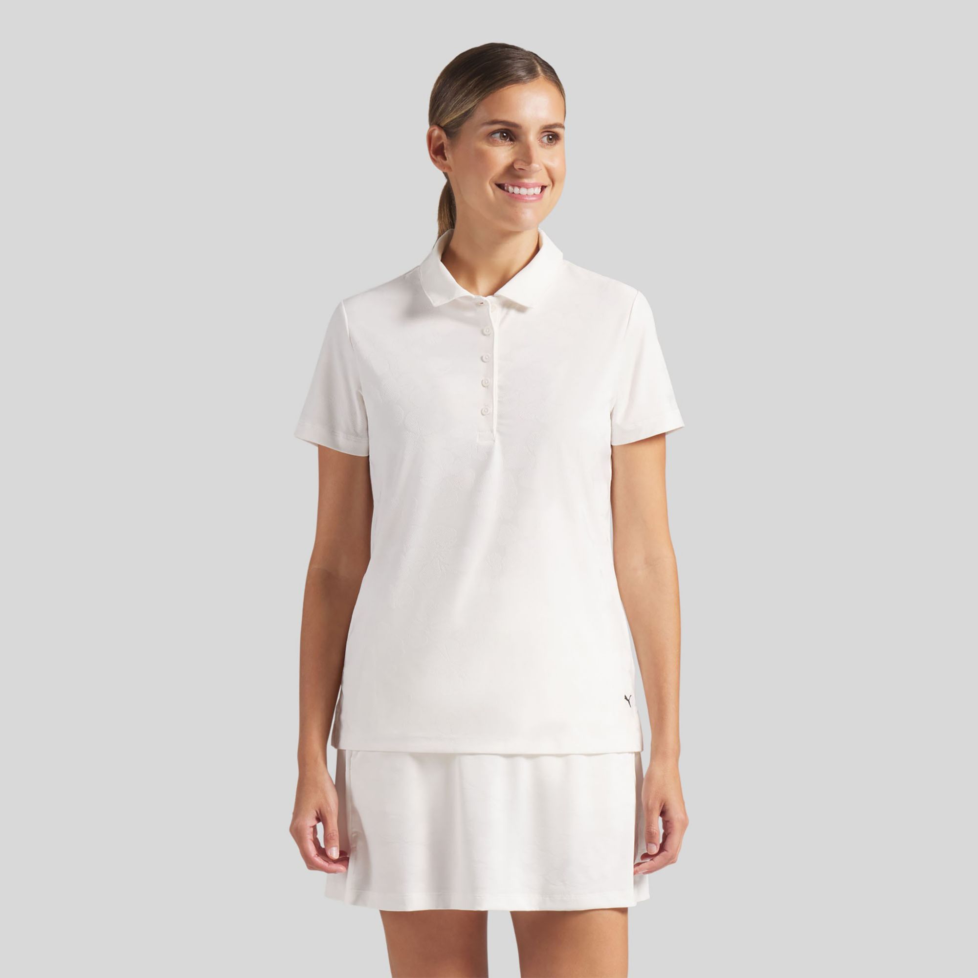 PUMA Women's Floral Lace Jacquard Golf Polo | Dick's Sporting Goods