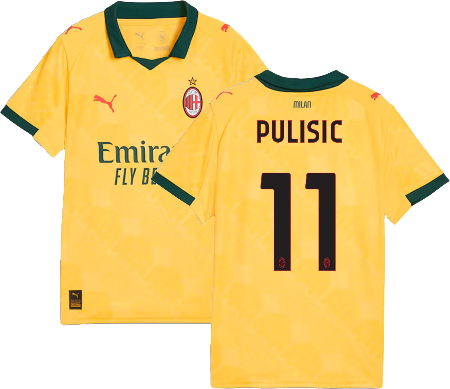 PUMA Youth AC Milan Christian Pulisic #11 2025 Third Replica