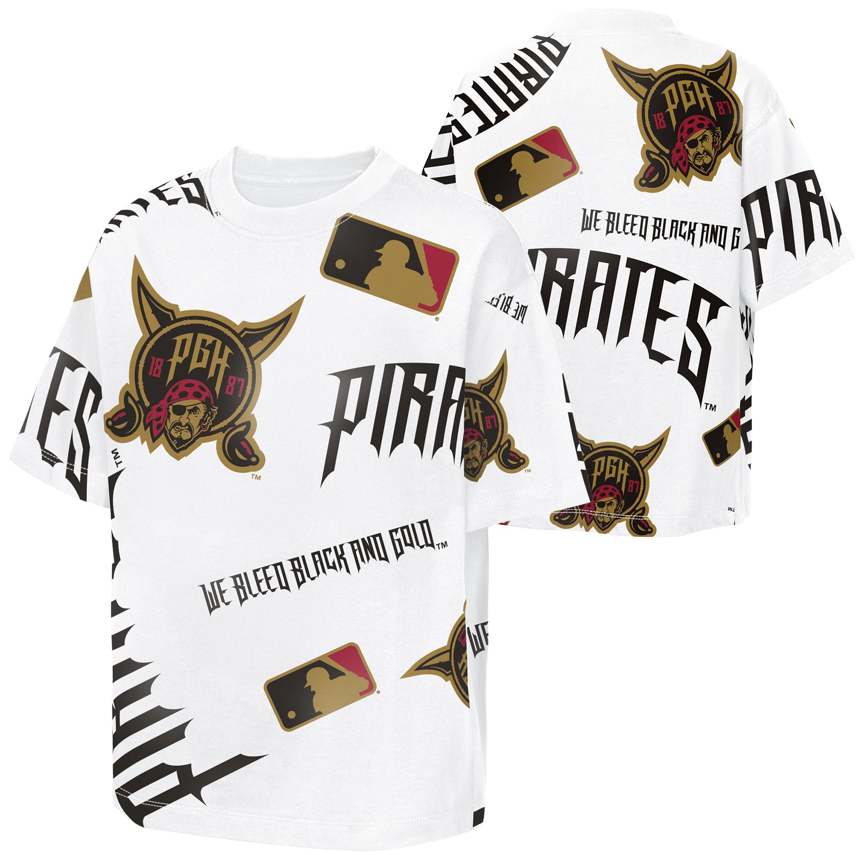 MLB Team Apparel Youth Pittsburgh Pirates 2026 City Connect Cotton