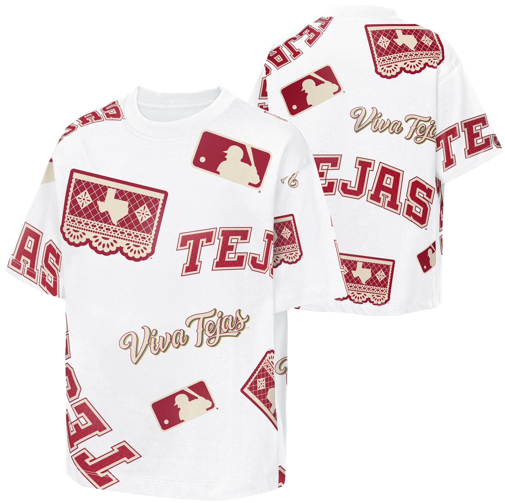 MLB Team Apparel Youth Texas Rangers 2026 City Connect Cotton