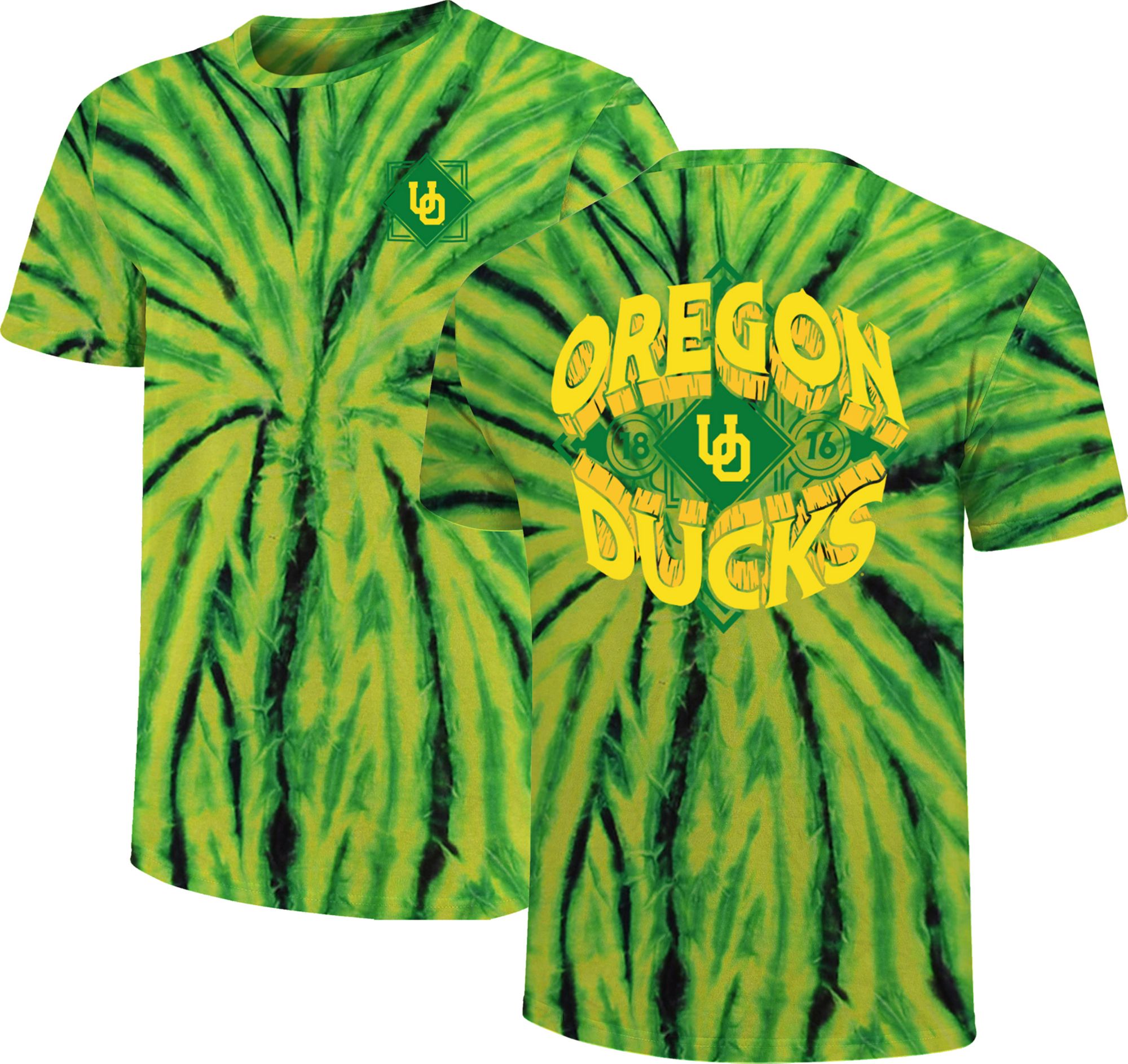 Image One Men's Oregon Ducks Tie Dye Short Sleeve T-Shirt | Dick's