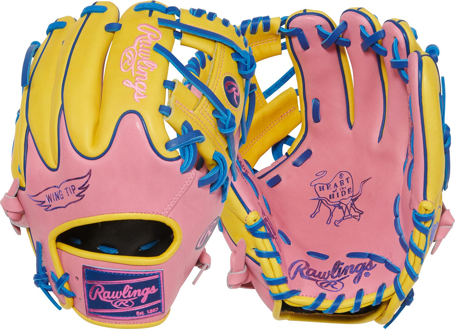 軟式グローブ　白　黒 WING Rawlings TIP