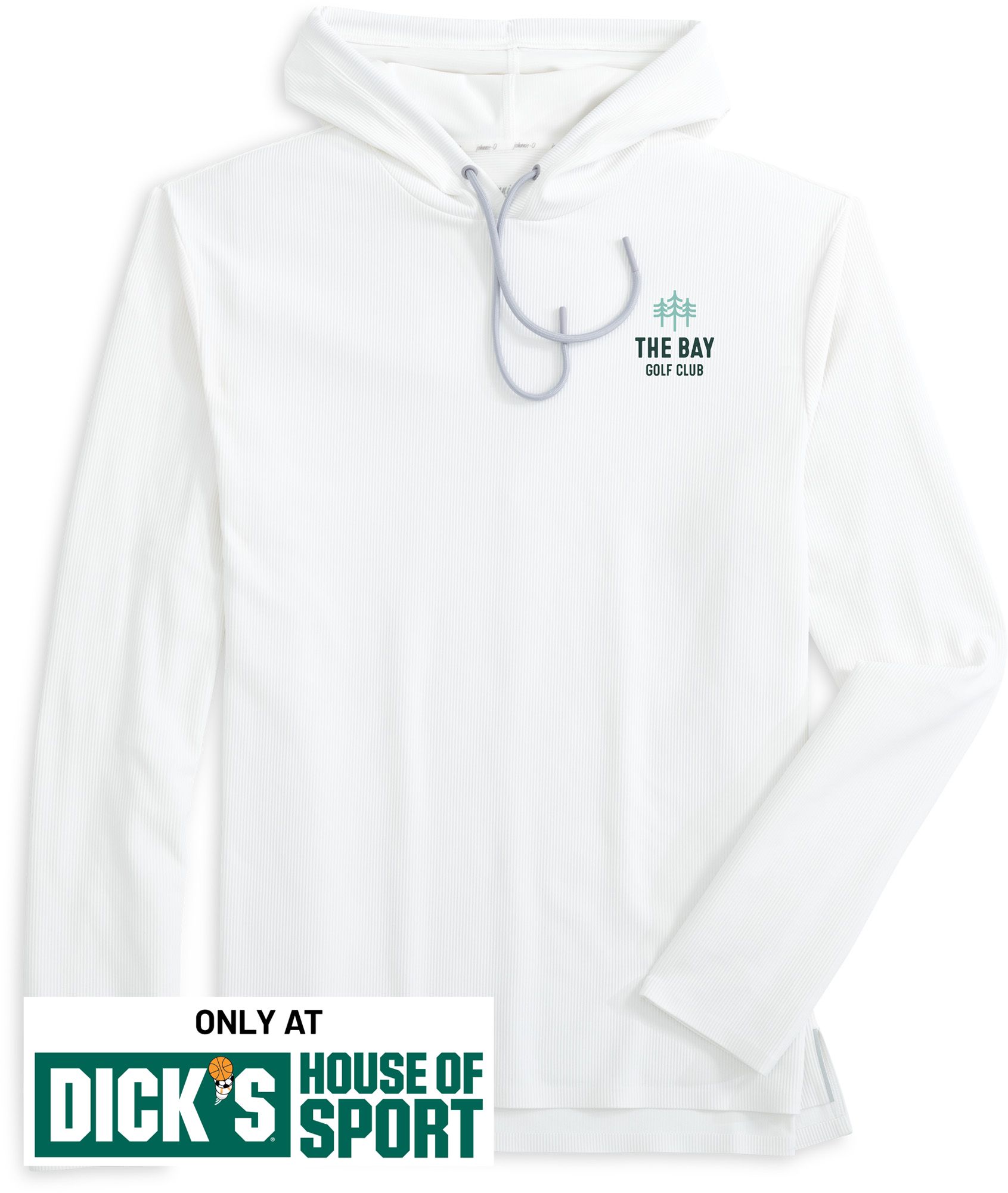 Johnnie-O Men's TGL The Bay Golf Club White Hoppin' Hoodie | Golf