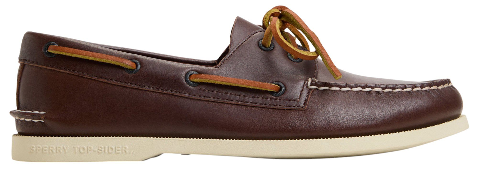 Sperry Authentic Original 2 Eye Boat Shoes Brown Leather Men’s Size 10 0195115 Sperry Men main image 4