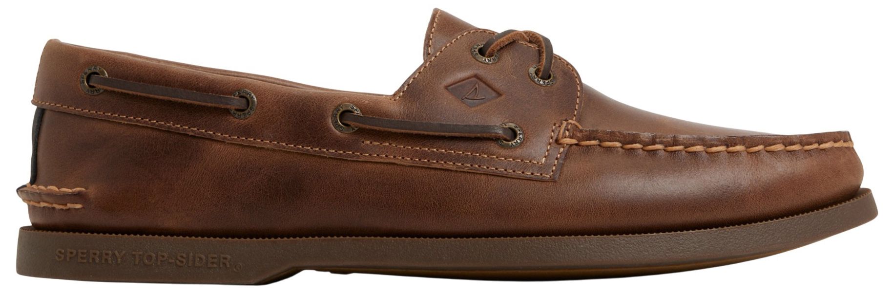 Sperry Authentic Original 2 Eye Boat Shoes Brown Leather Men’s Size 10 0195115 Sperry Men main image 2