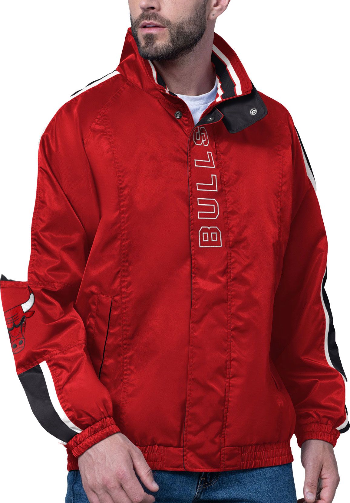 Starter Men's Chicago Bulls Red Freestyle Jacket | Dick's Sporting