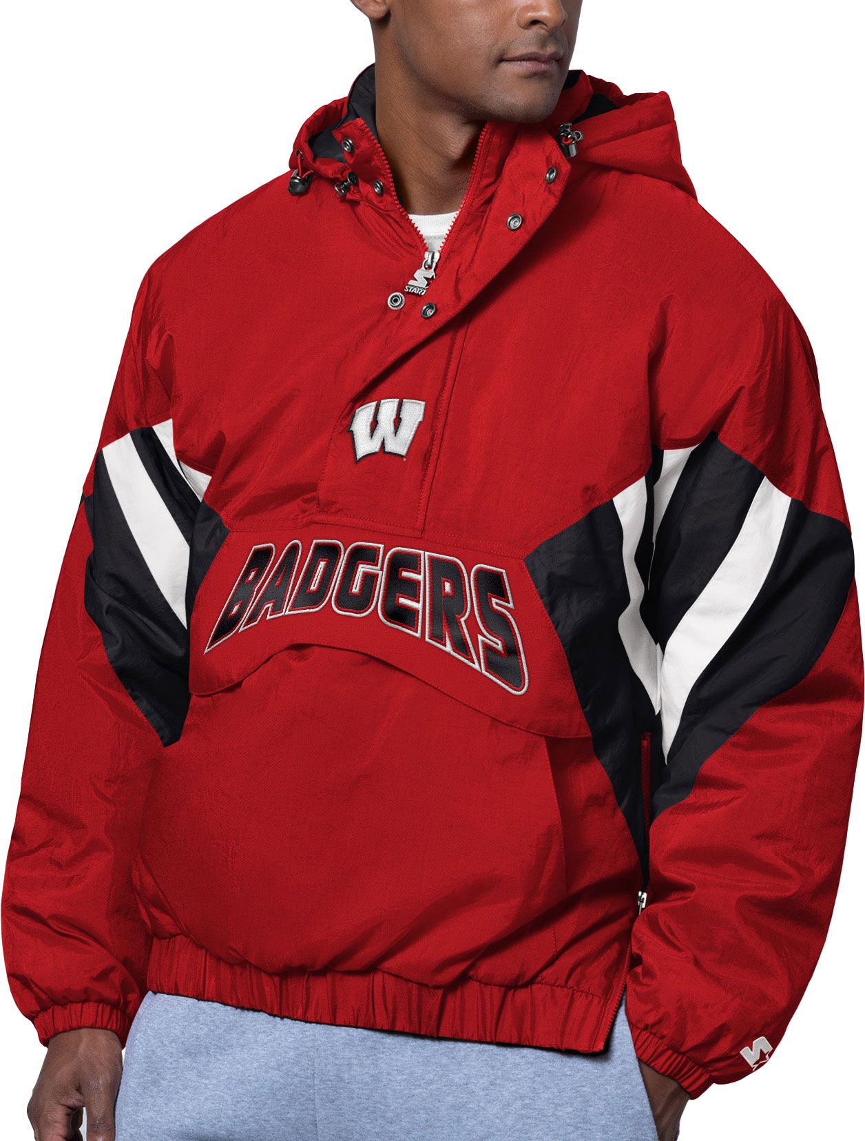 Starter Men's Wisconsin Badgers The Line Up Jacket | Dick's