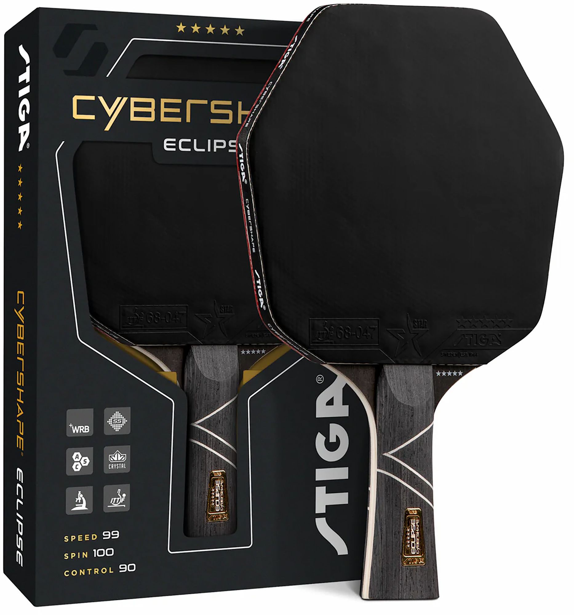 Stiga Cybershape Eclipse Table Tennis Paddle | Dick