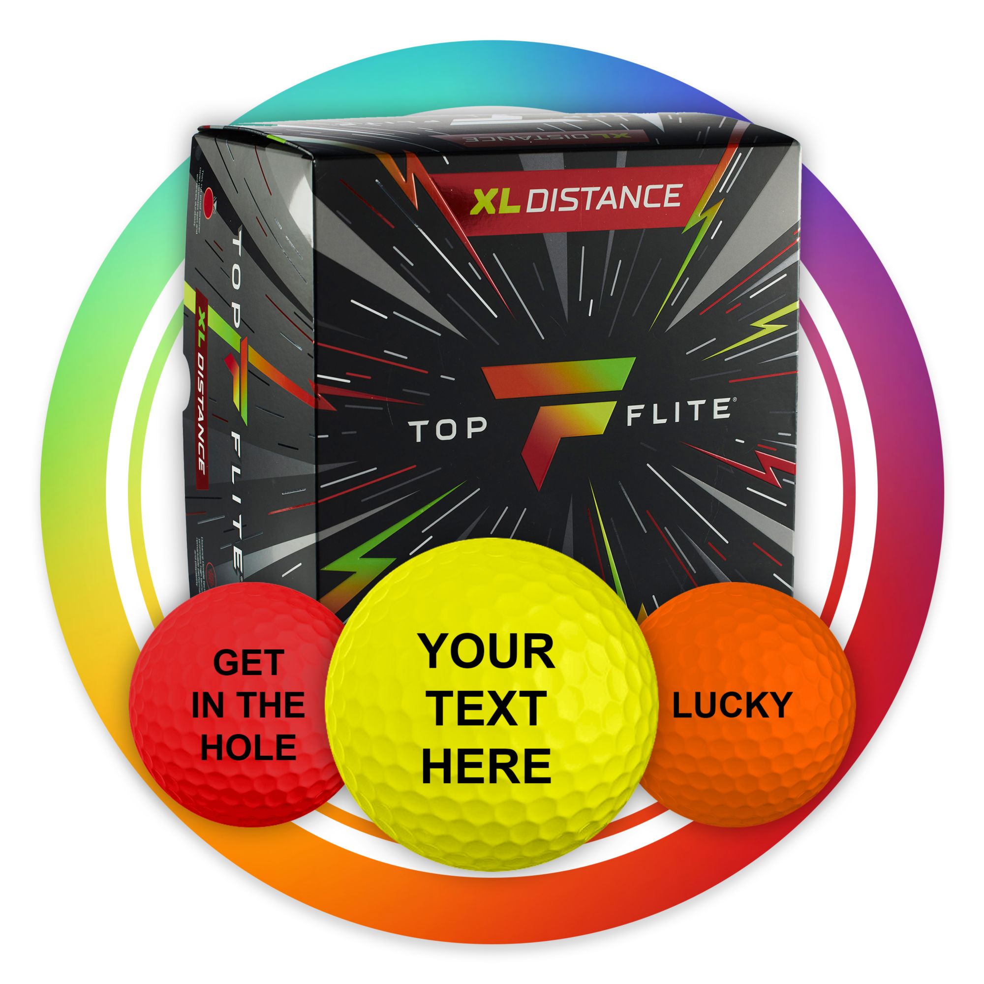 Top Flite XL Distance Personalized Golf Balls - 48 Pack | Dick's