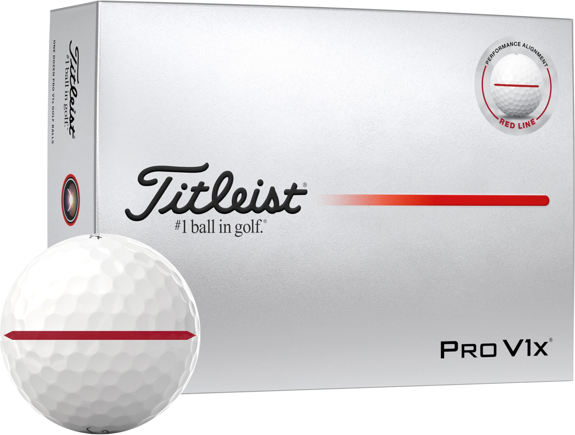 Titleist 2025 Pro V1x Performance Alignment Golf Balls | Golf Galaxy