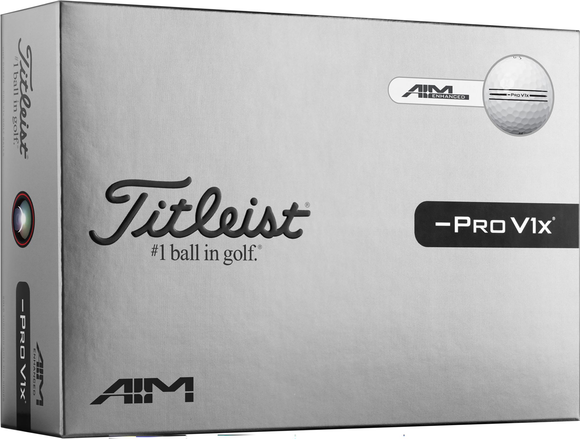Titleist 2026 Pro V1x Left Dash AIM Enhanced Golf Balls | Golf Galaxy