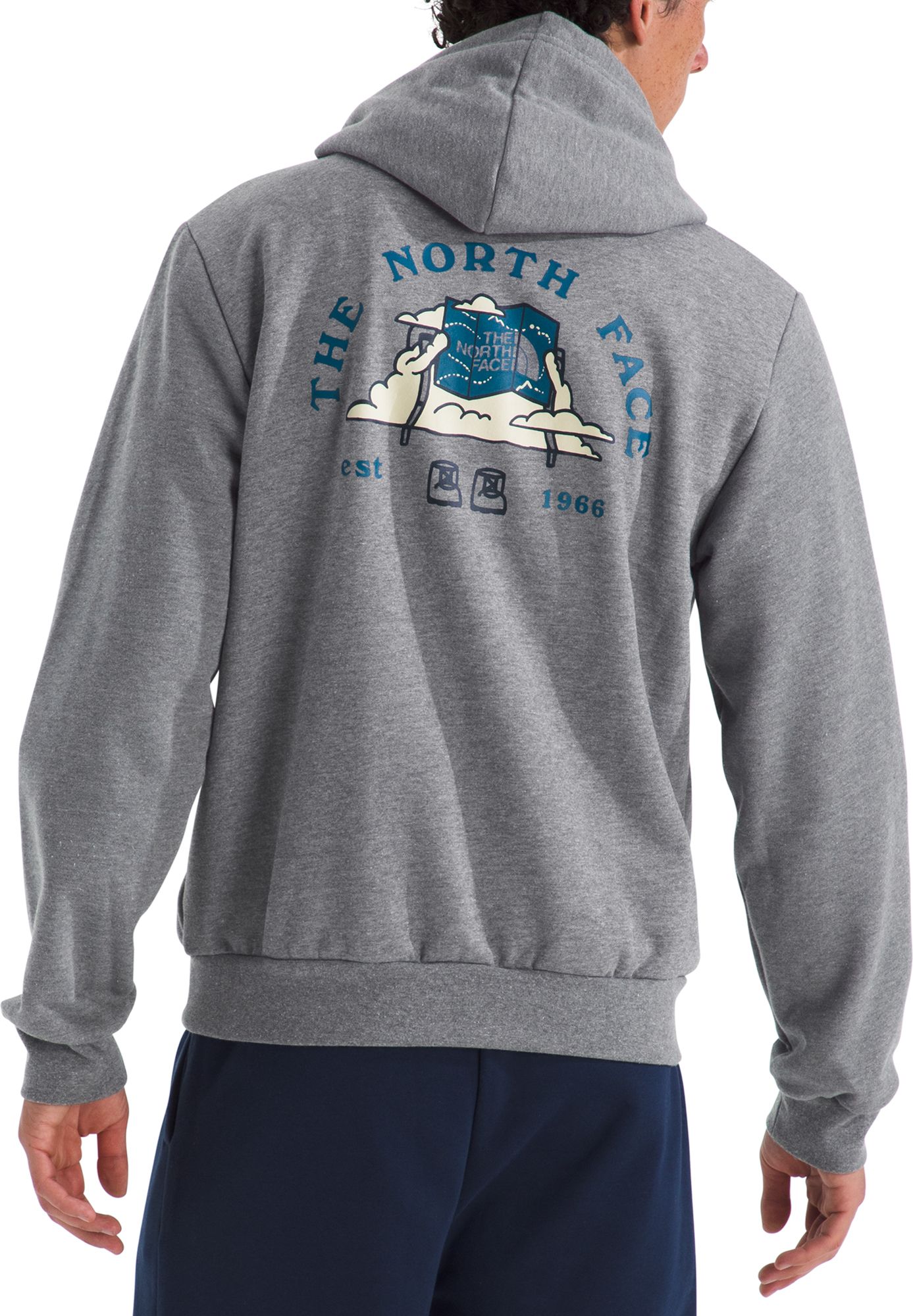 グラフィックサイクロンフーディー FACE NORTH THE