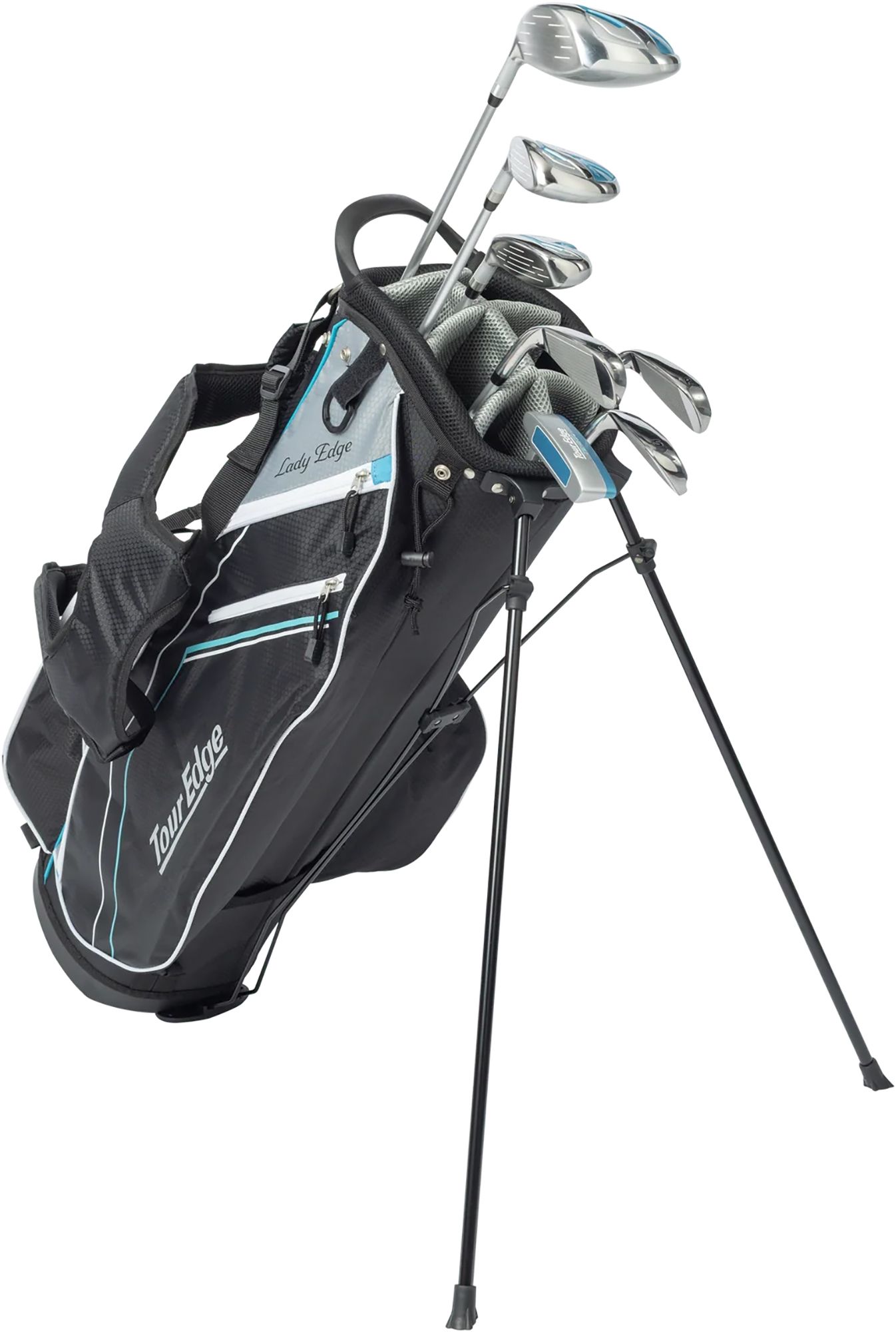 Tour Edge Women's TE-200 Lady Edge 8-Piece Stand Bag Complete Set