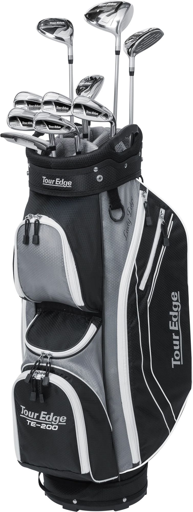 Tour Edge Women's TE-200 Lady Edge 11-Piece Cart Bag Complete Set