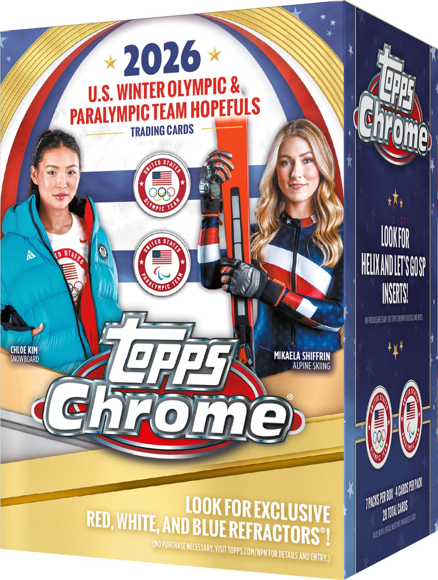 fhm US　オリンピックスペシャル 2026 Topps Chrome US Olympics Value Box | Dick's Sporting Goods