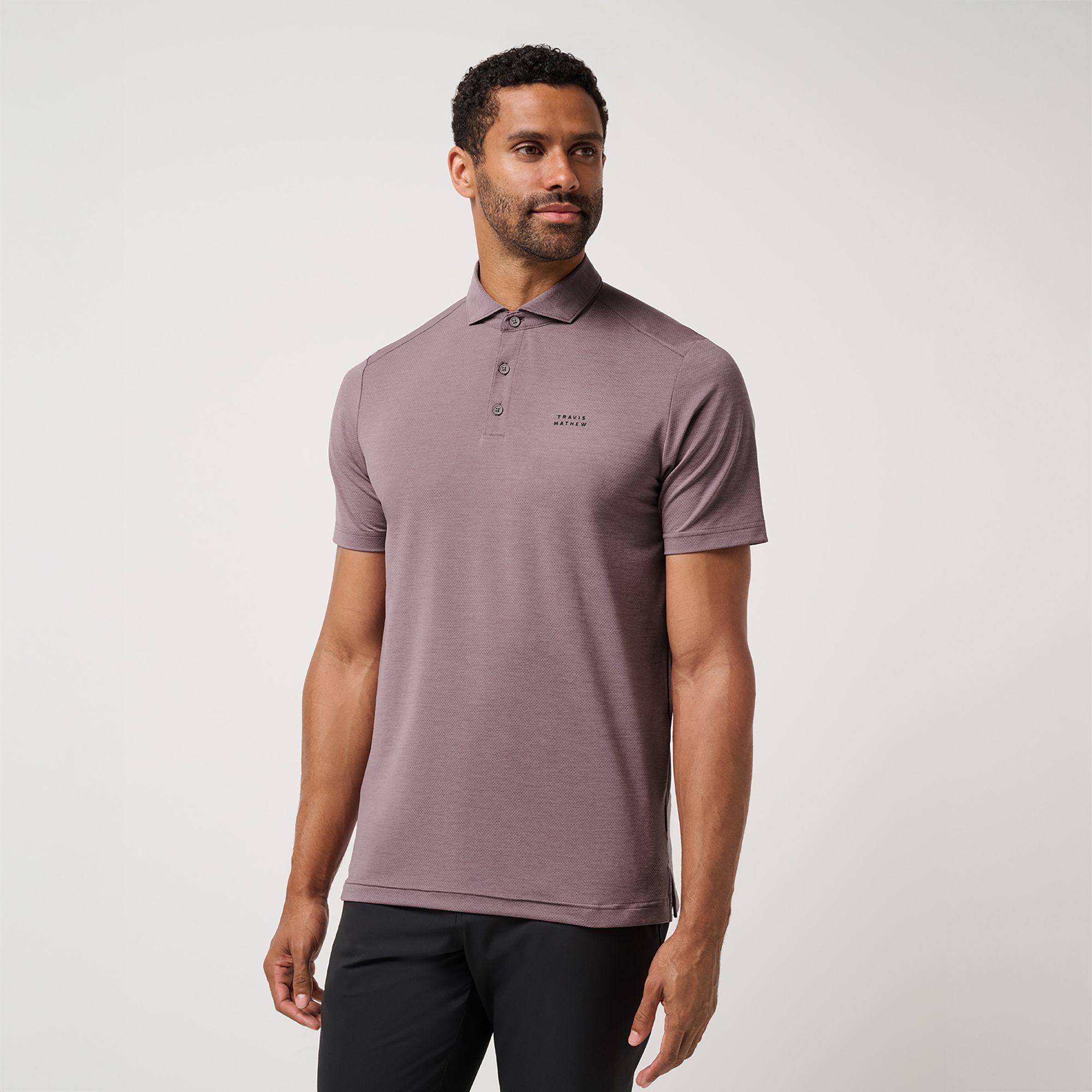 TravisMathew Men's Heater Active Golf Polo | Golf Galaxy
