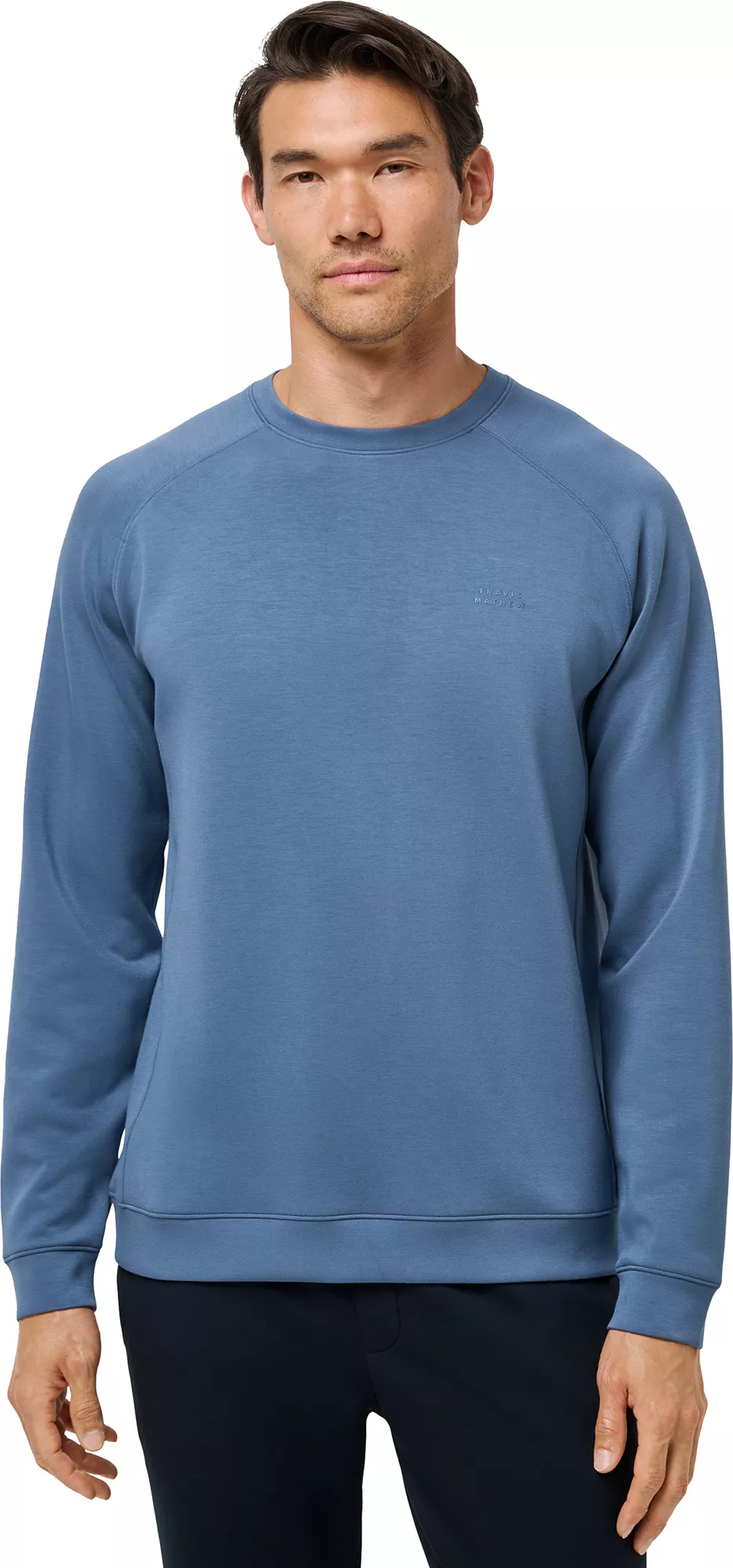 TravisMathew Men's Fibercloud Crewneck Golf Sweatshirt